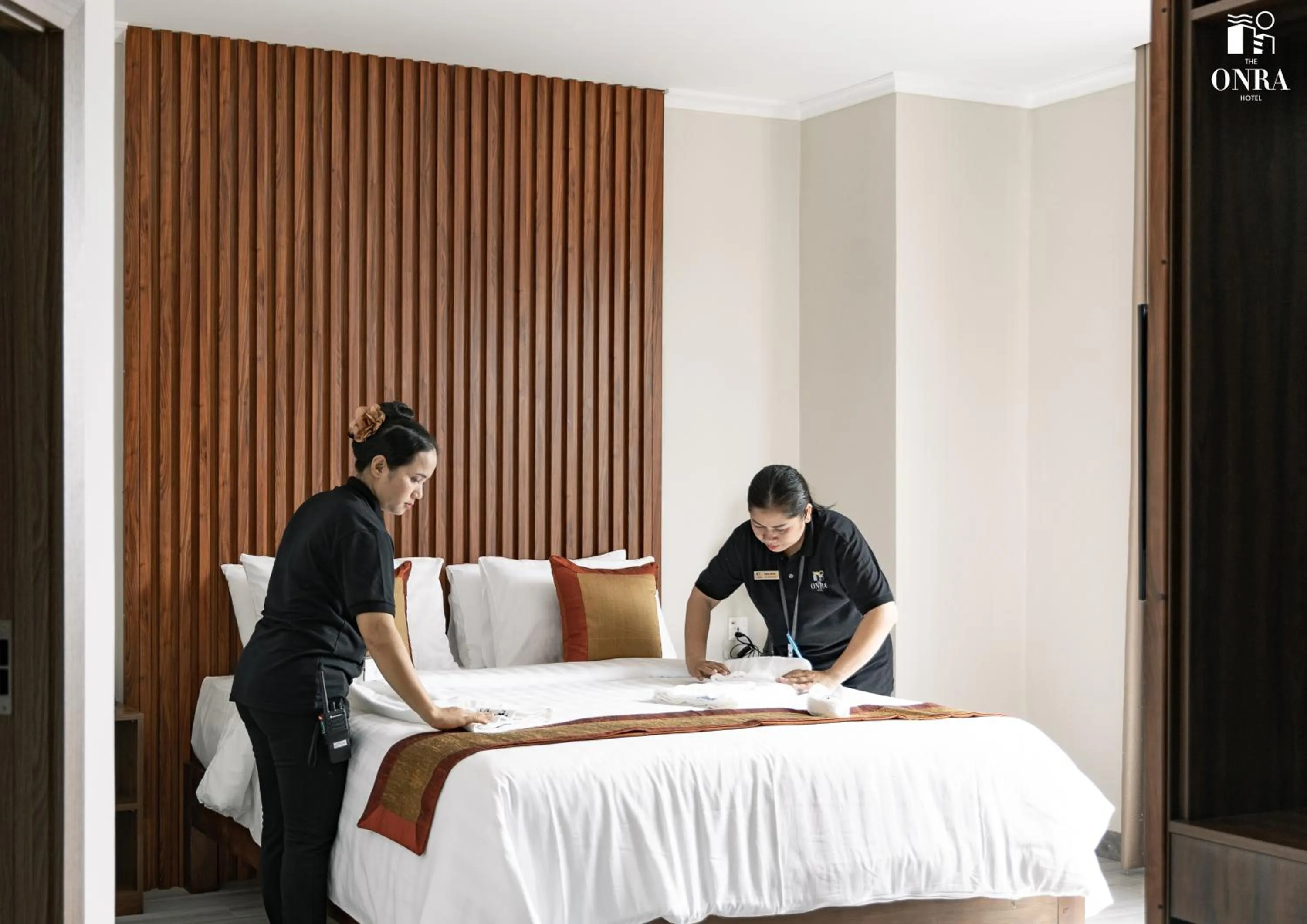 Staff, Bed in The ONRA Hotel