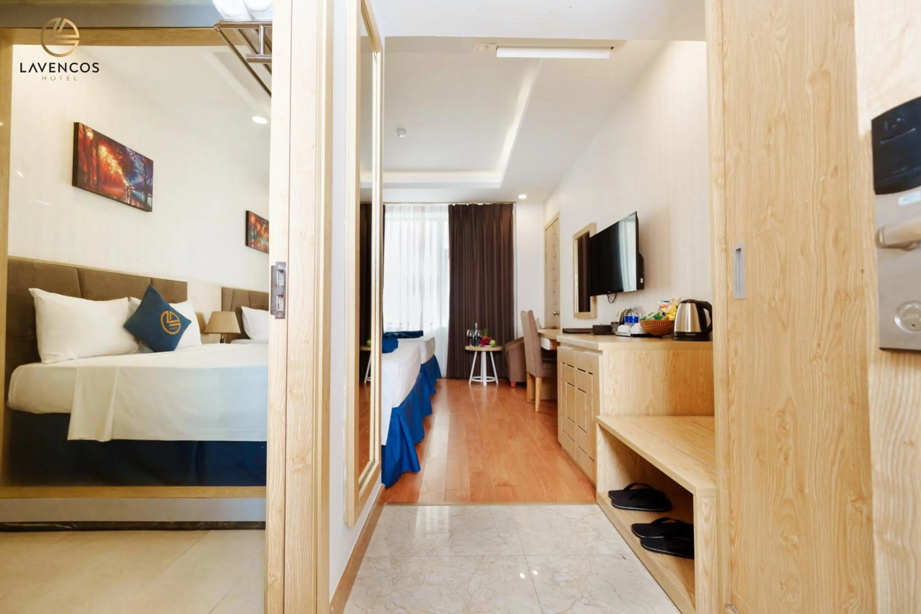 Bed in Lavencos Hotel Da Nang