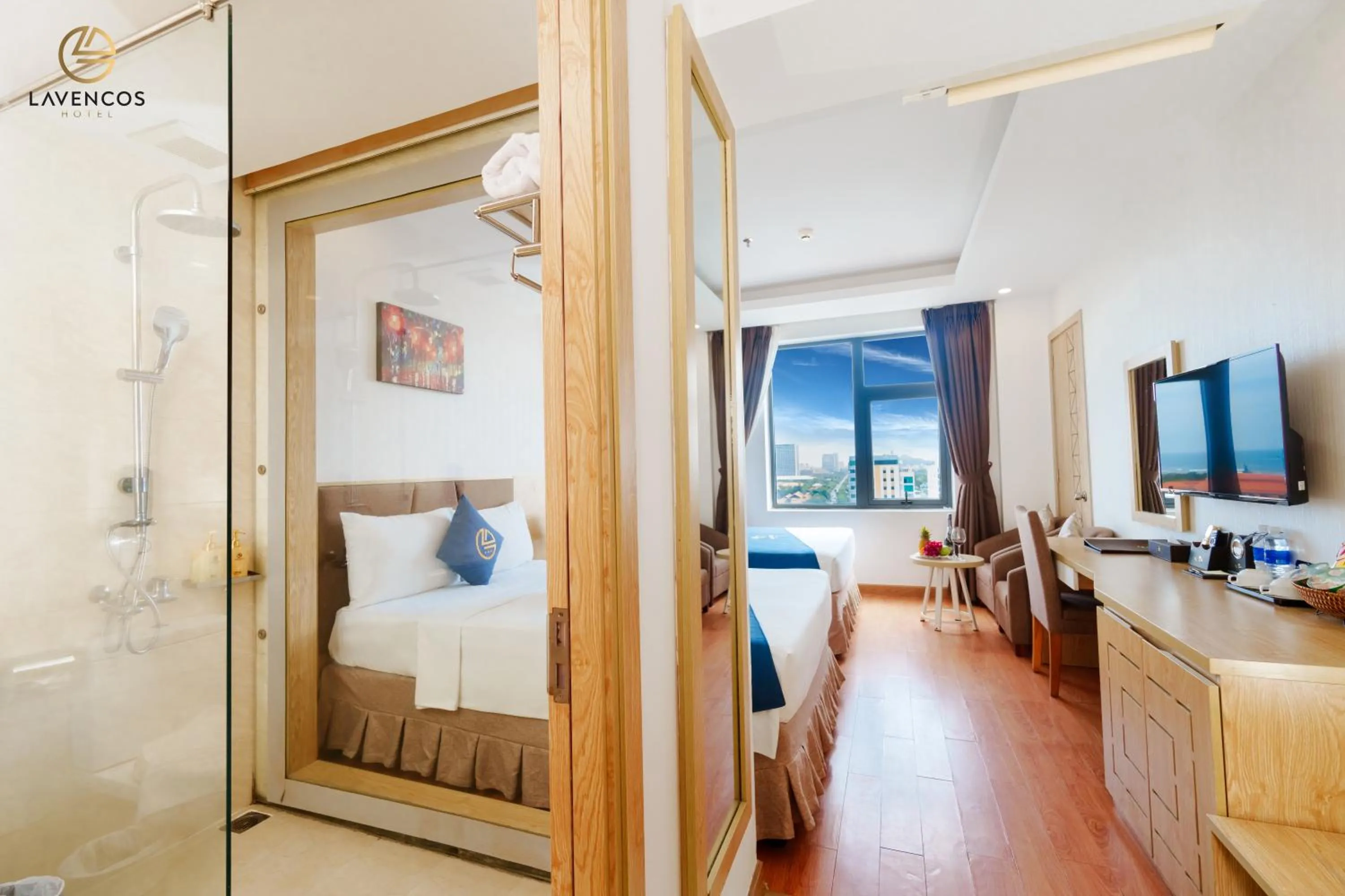 Bed in Lavencos Hotel Da Nang