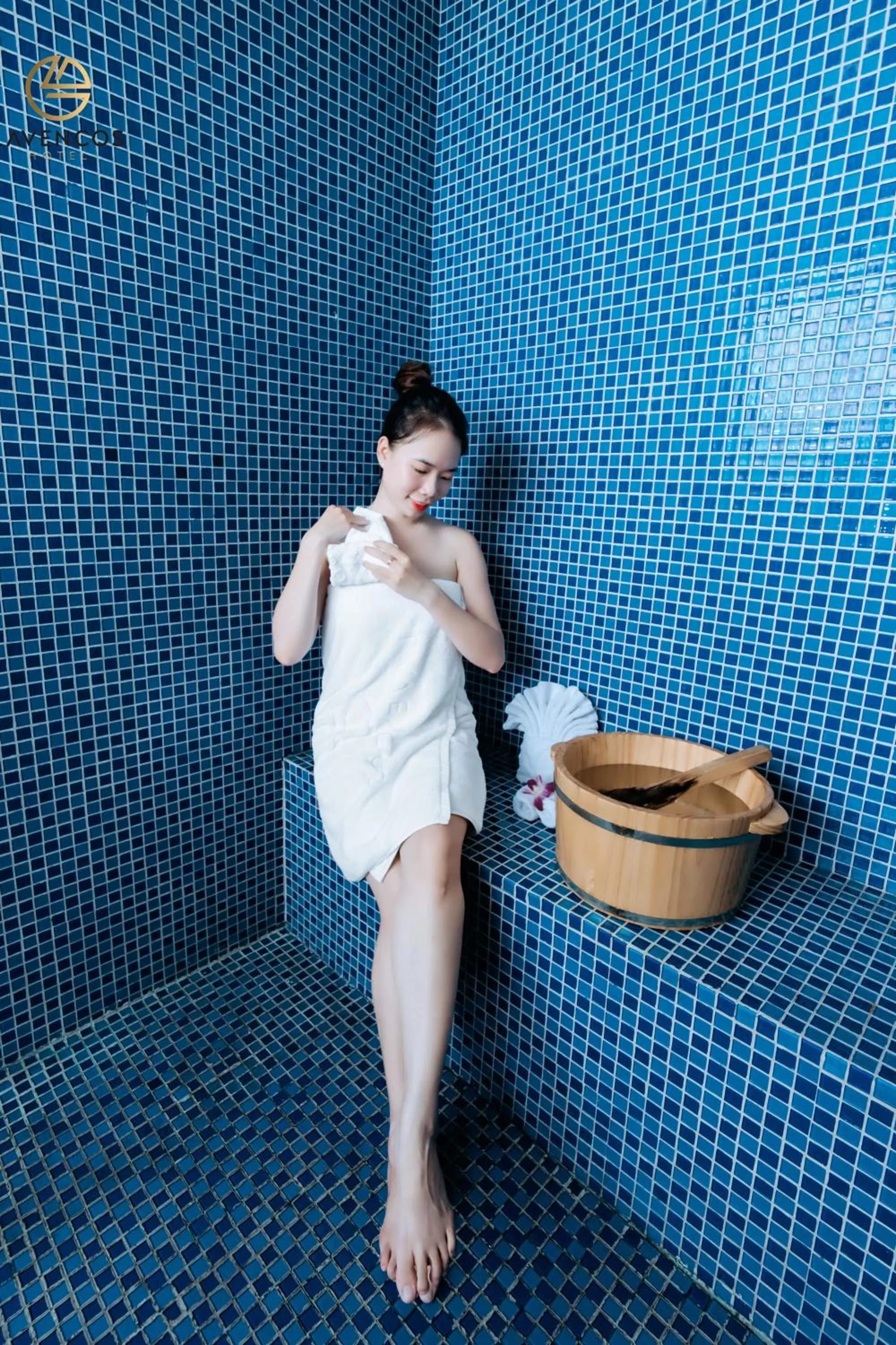 Steam room in Lavencos Hotel Da Nang