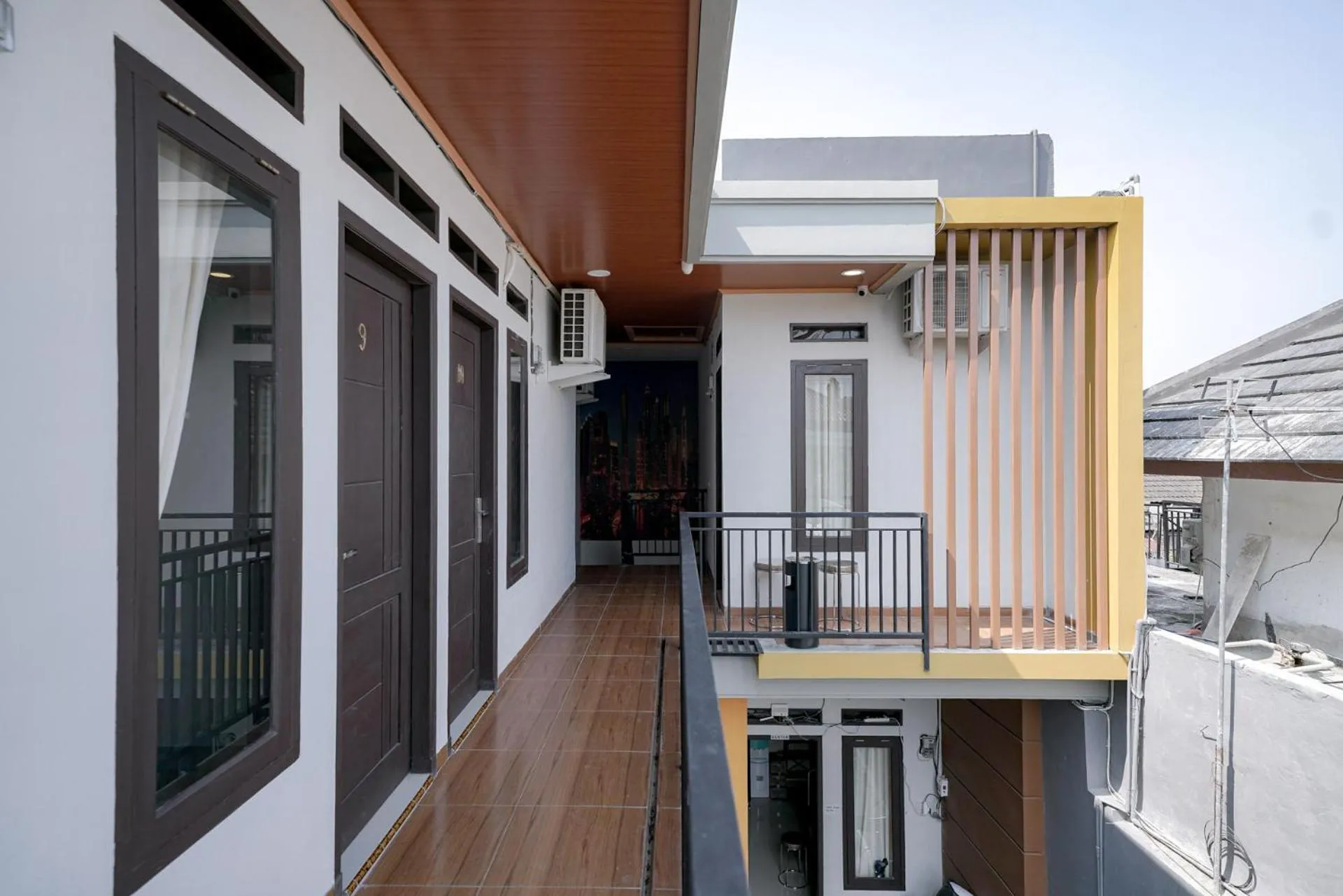 Balcony/Terrace in RedDoorz @ Jalan Urip Sumoharjo Lampung