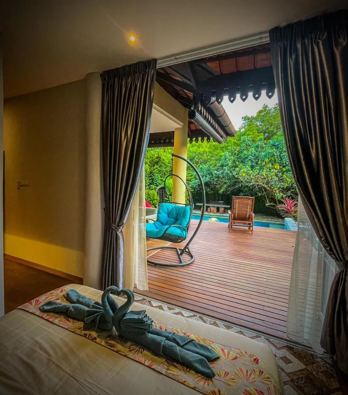 Bed in Royale Riviera Resort Private Pool Villas