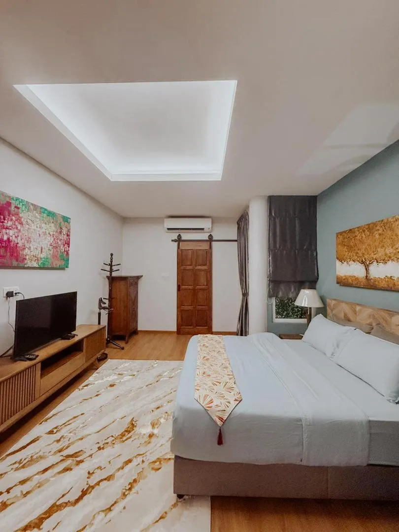 Bed in Royale Riviera Resort Private Pool Villas