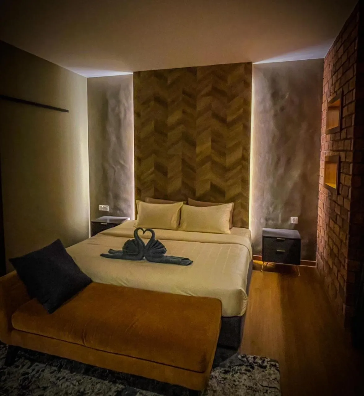 Bed in Royale Riviera Resort Private Pool Villas