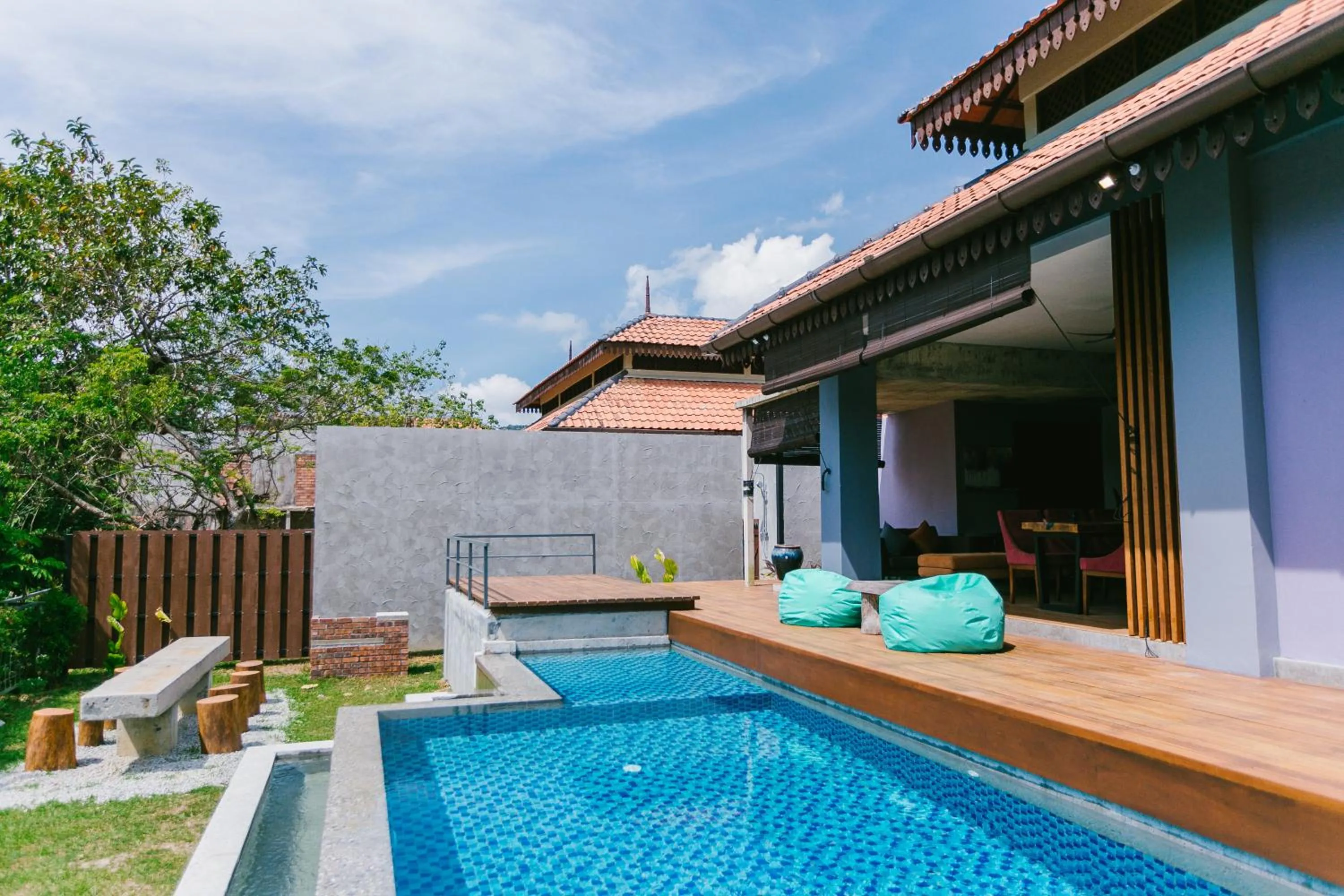 Garden view in Royale Riviera Resort Private Pool Villas