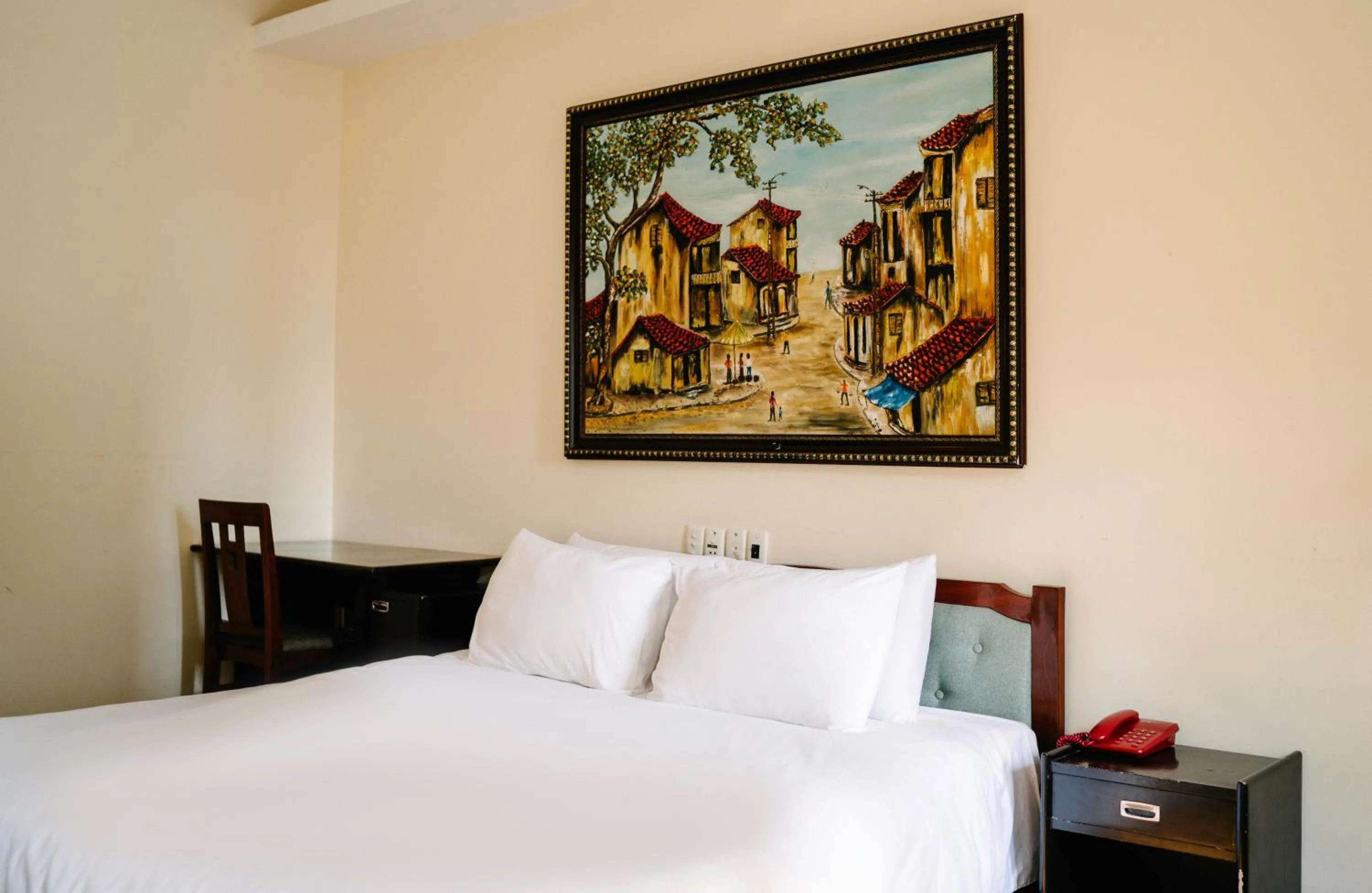 Decorative detail, Bed in Mercury Hotel & Apartment