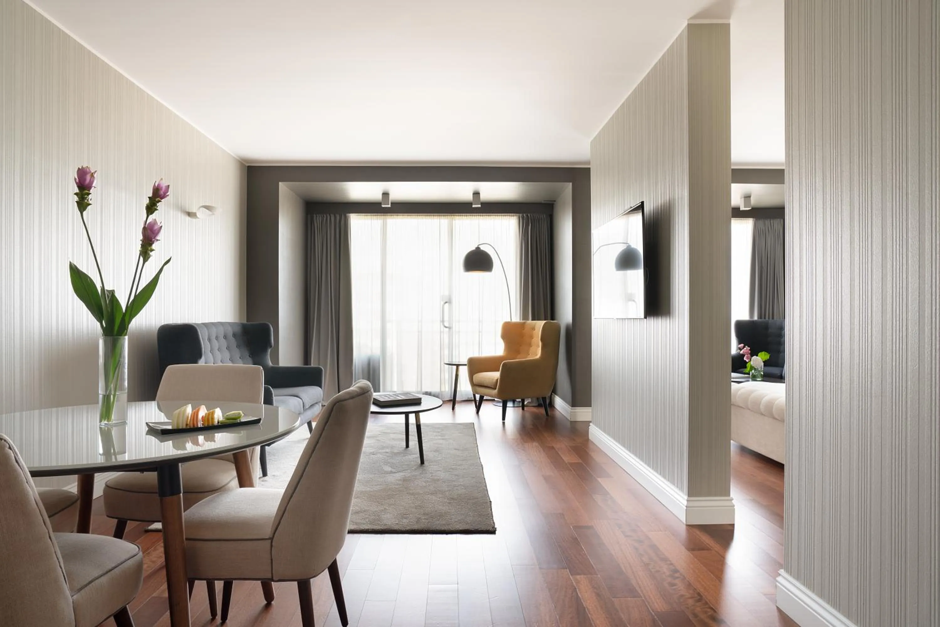 Living room in The Nicolaus Hotel