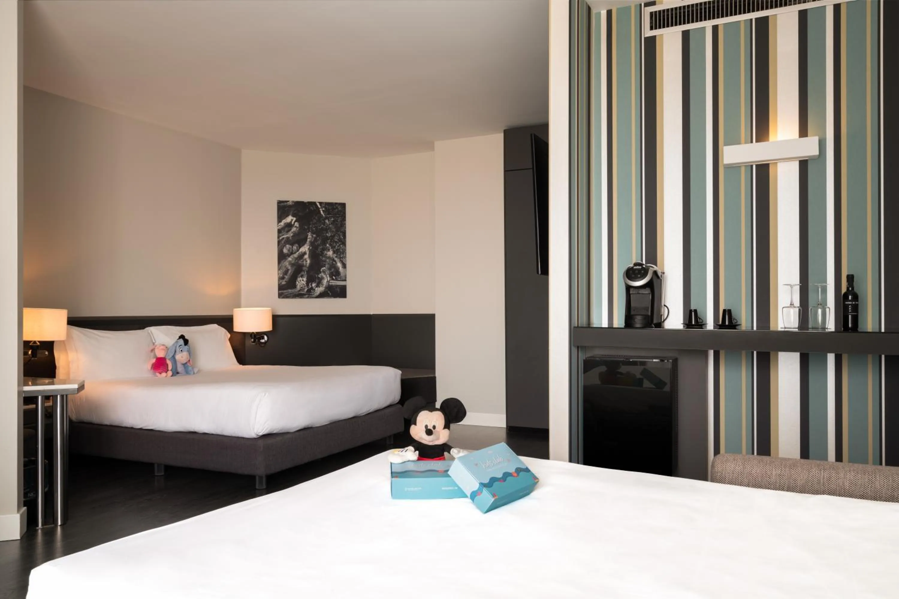 Bed in The Nicolaus Hotel