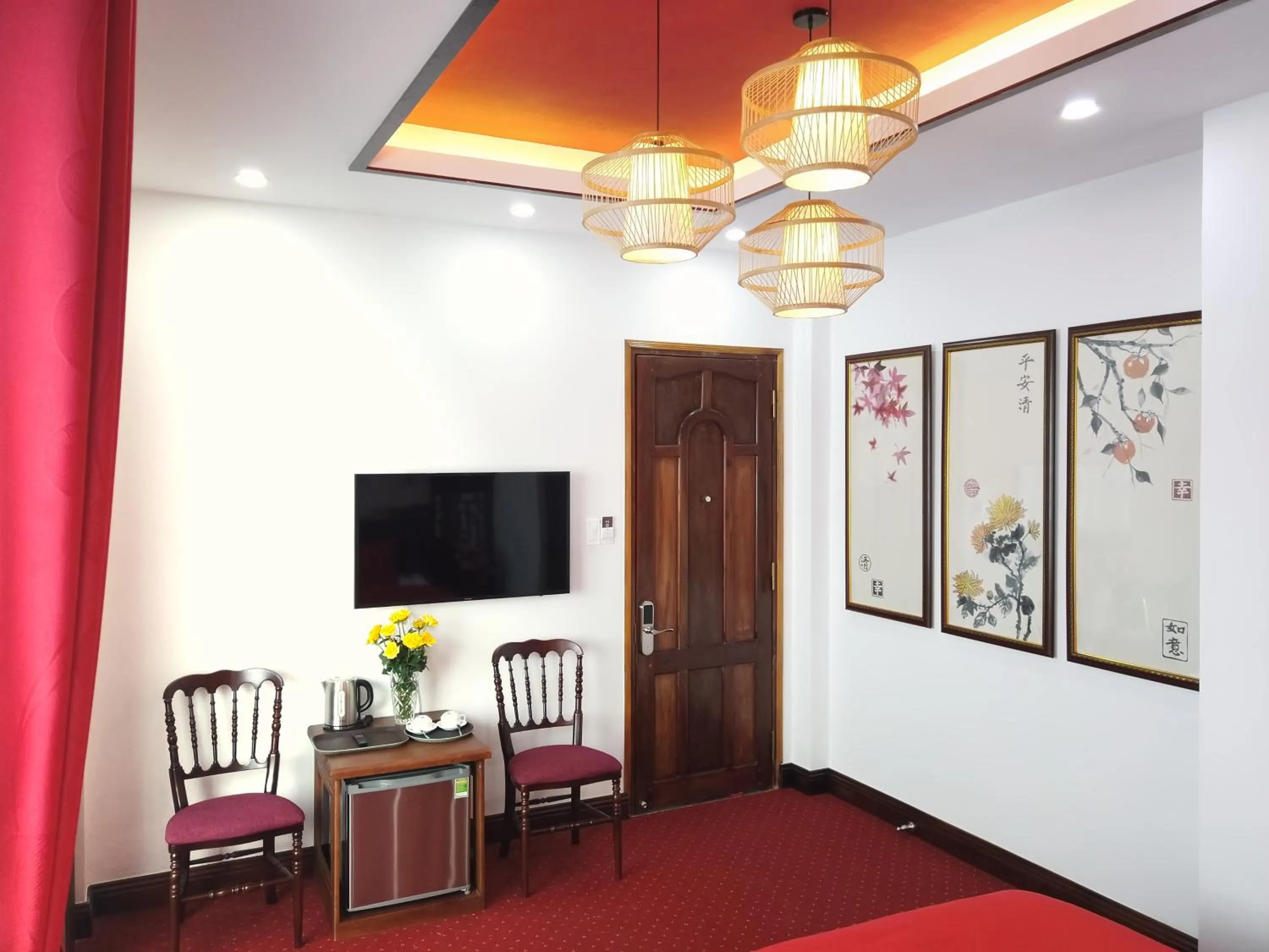 Communal lounge/ TV room in Free Style Hotel Dalat