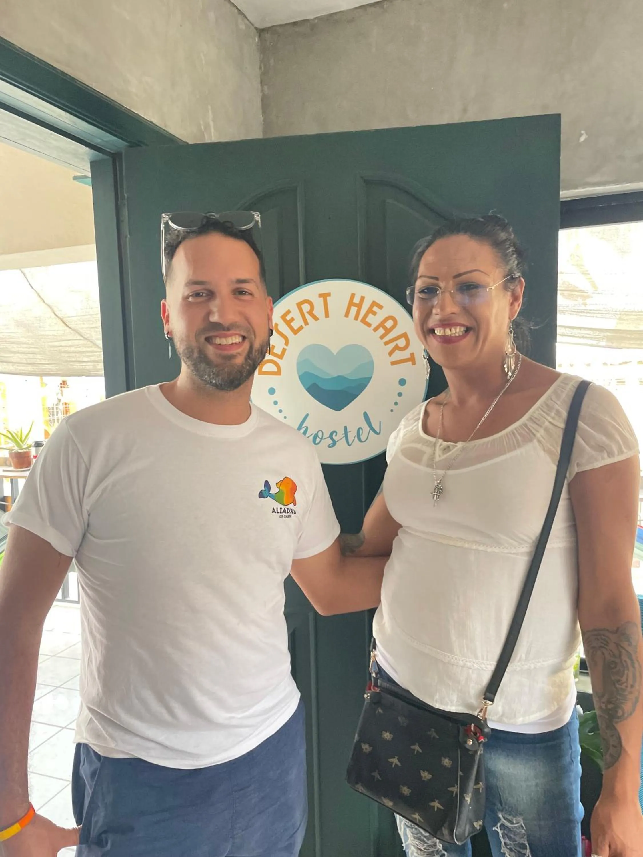 People in Desert Heart Hostel