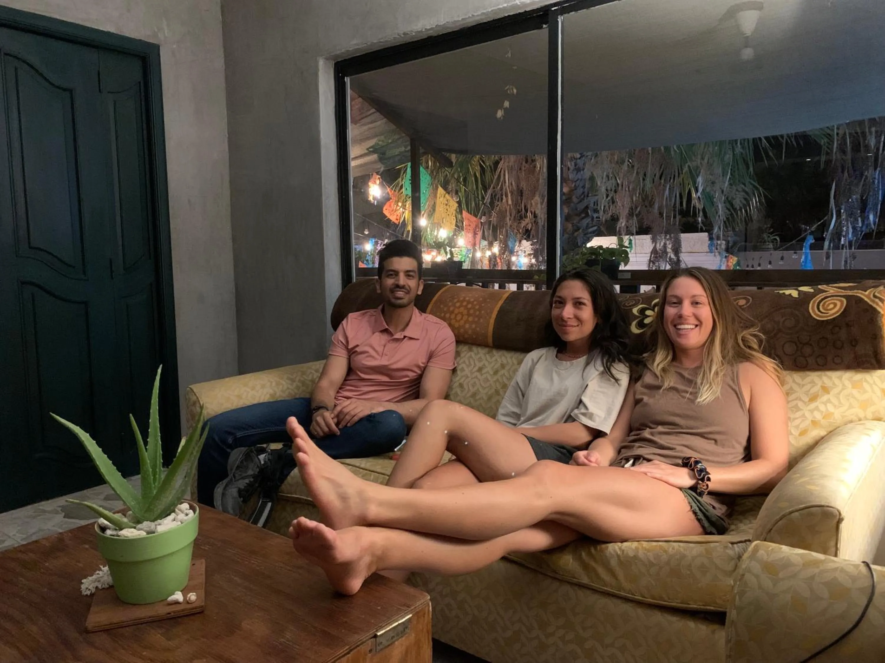 People in Desert Heart Hostel