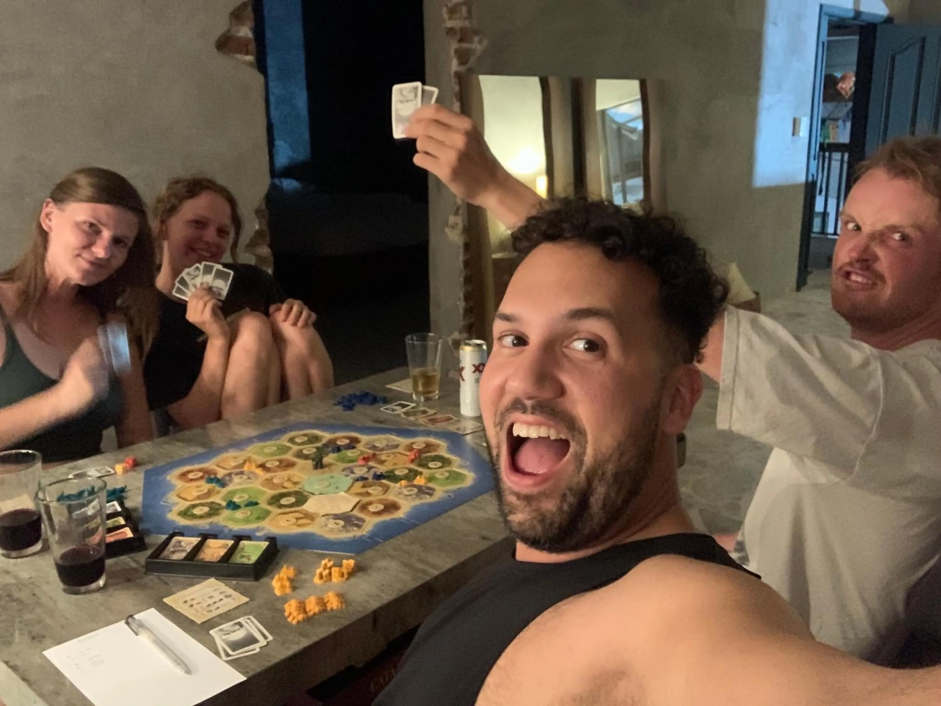 People in Desert Heart Hostel