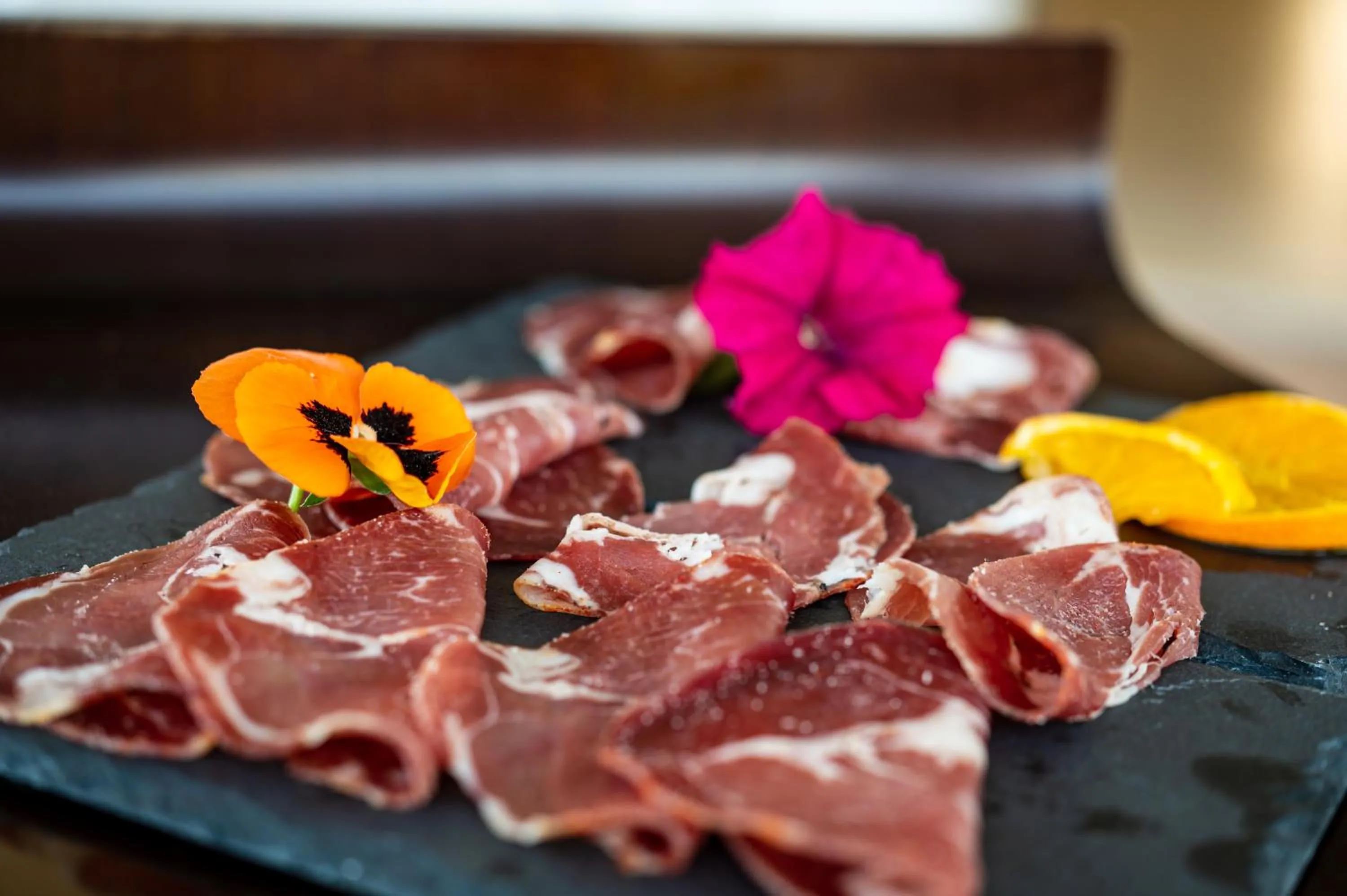 Food and drinks in B&B Villa Maracujà