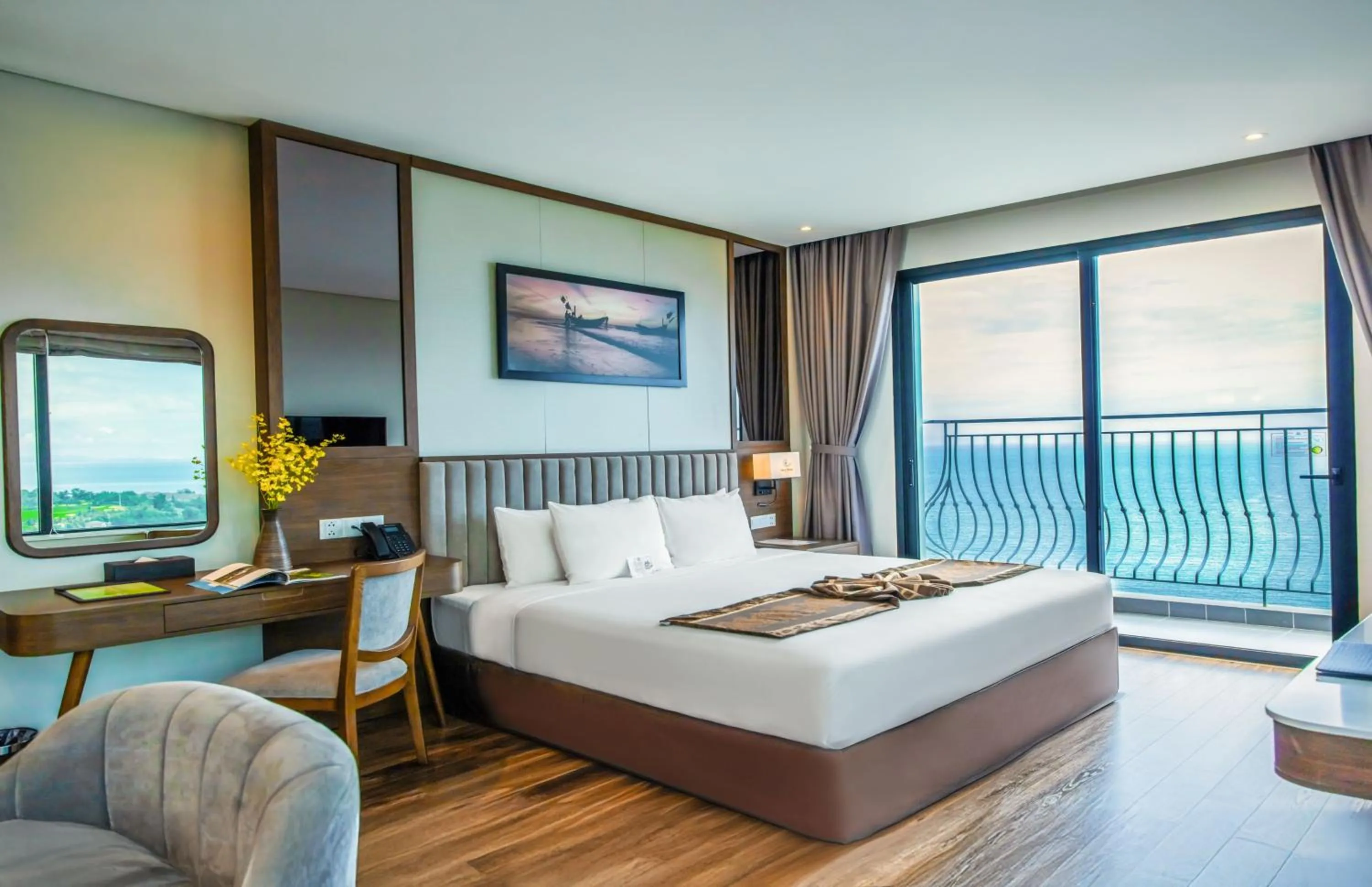 Bed in Vipol Mui Ne Hotel & Spa