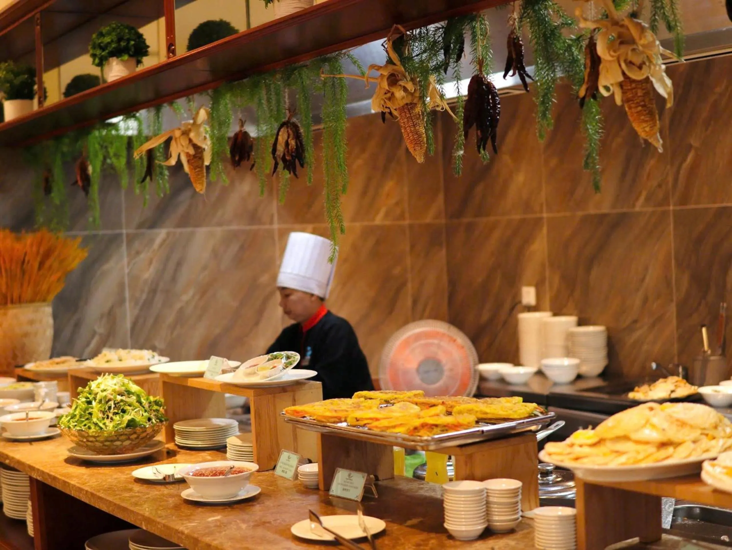 Buffet breakfast in Vipol Mui Ne Hotel & Spa