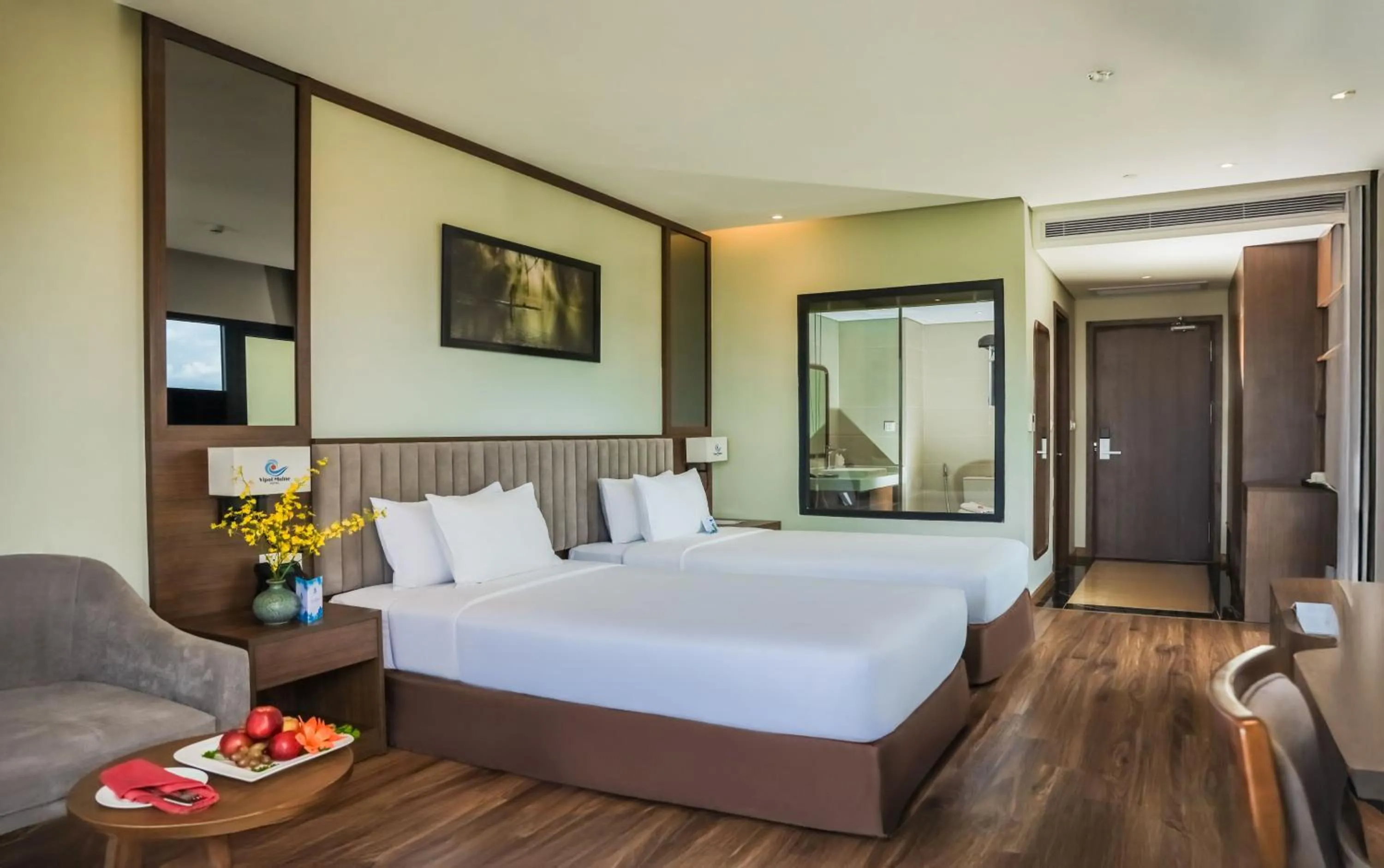 Bed in Vipol Mui Ne Hotel & Spa