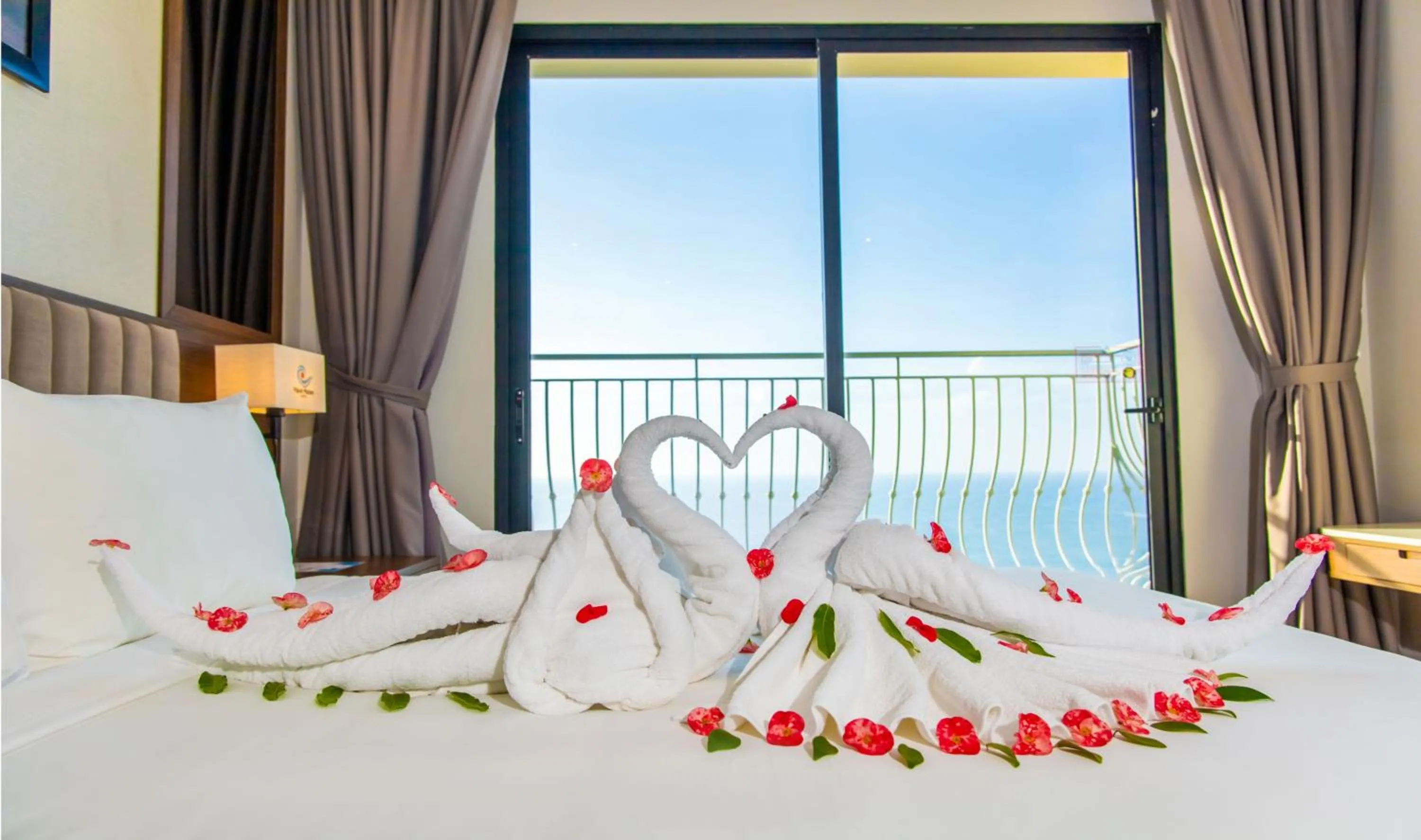 Bed in Vipol Mui Ne Hotel & Spa