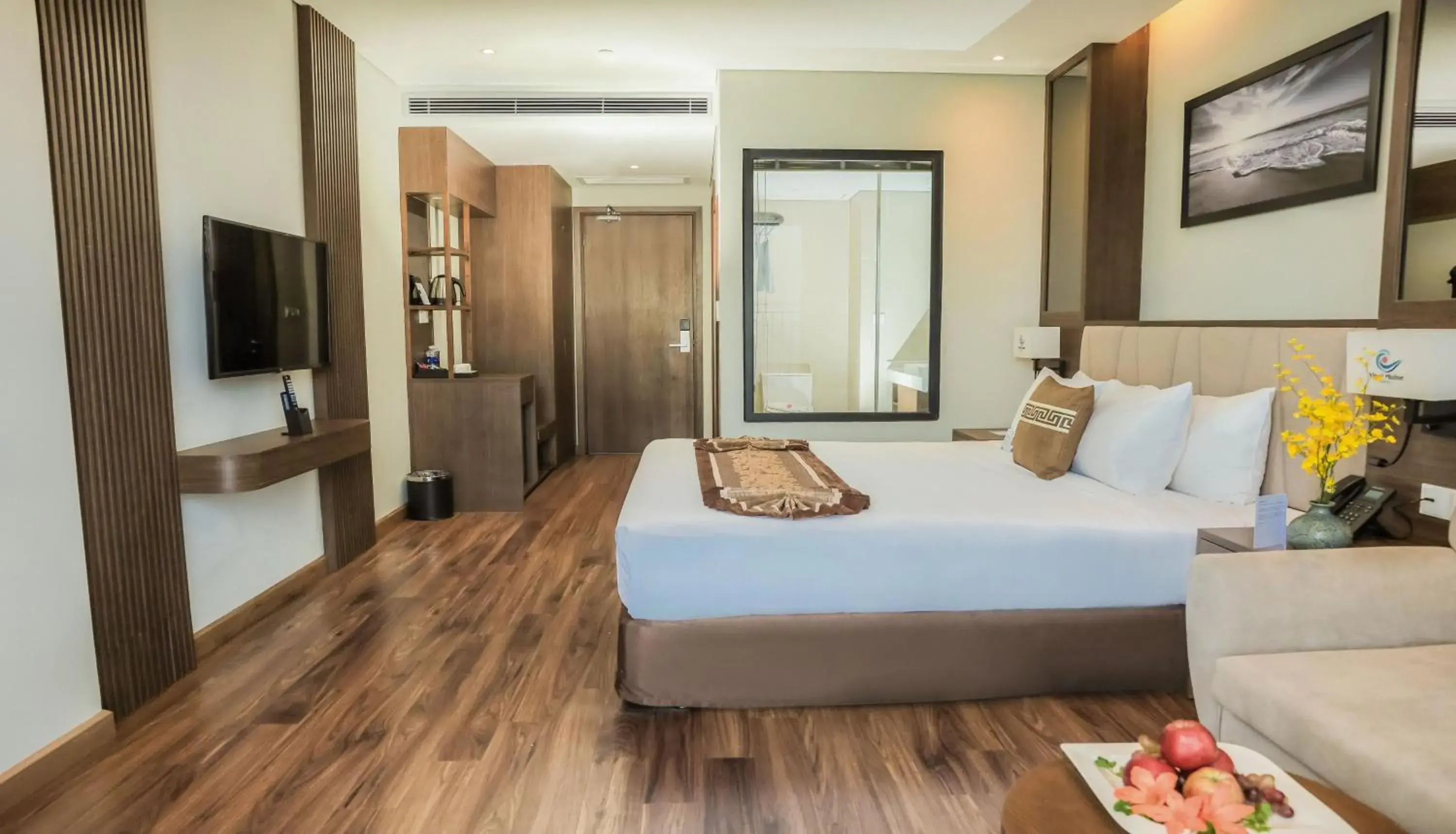 Bed in Vipol Mui Ne Hotel & Spa Bed in Vipol Mui Ne Hotel & Spa