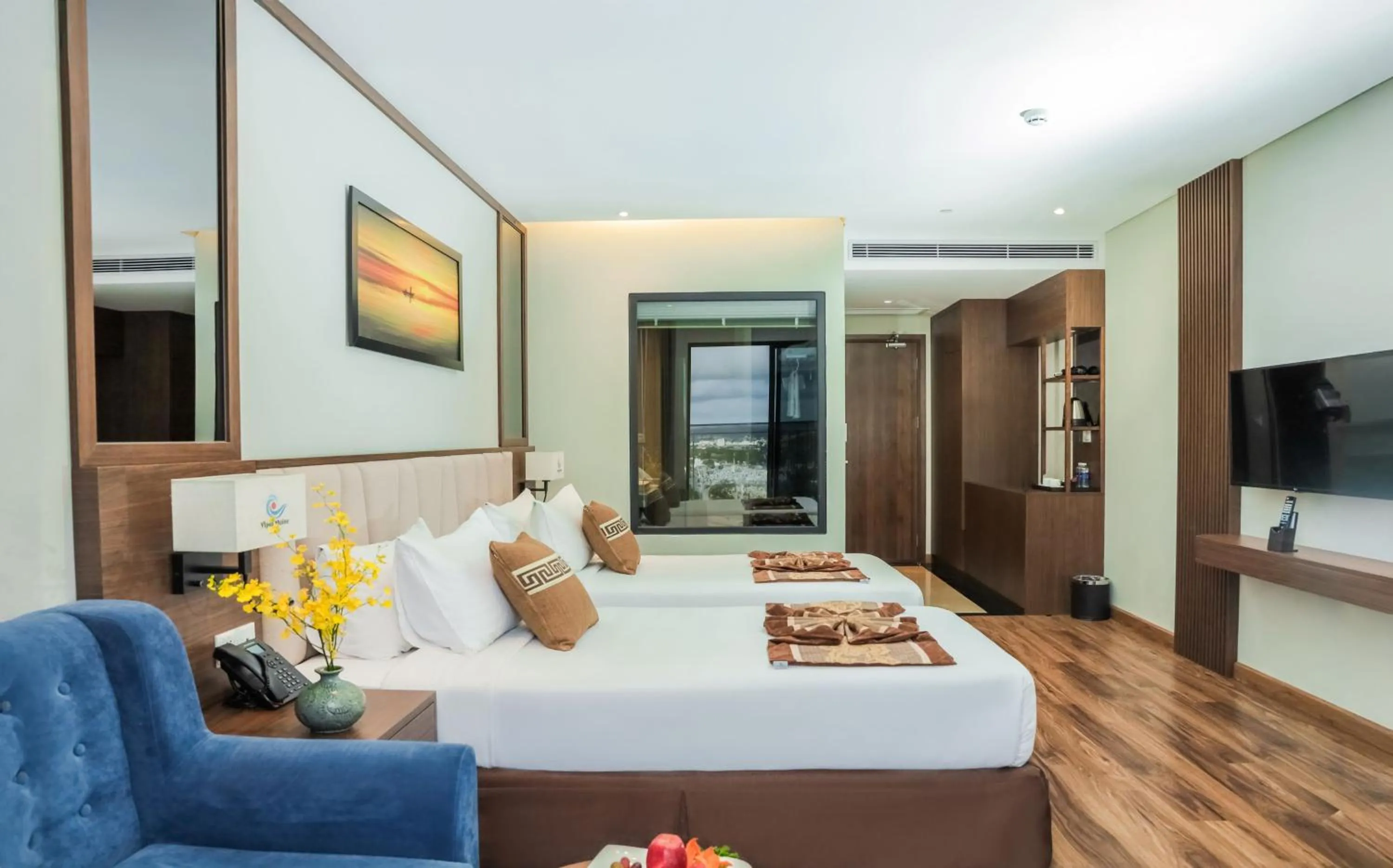 Photo of the whole room, Bed in Vipol Mui Ne Hotel & Spa