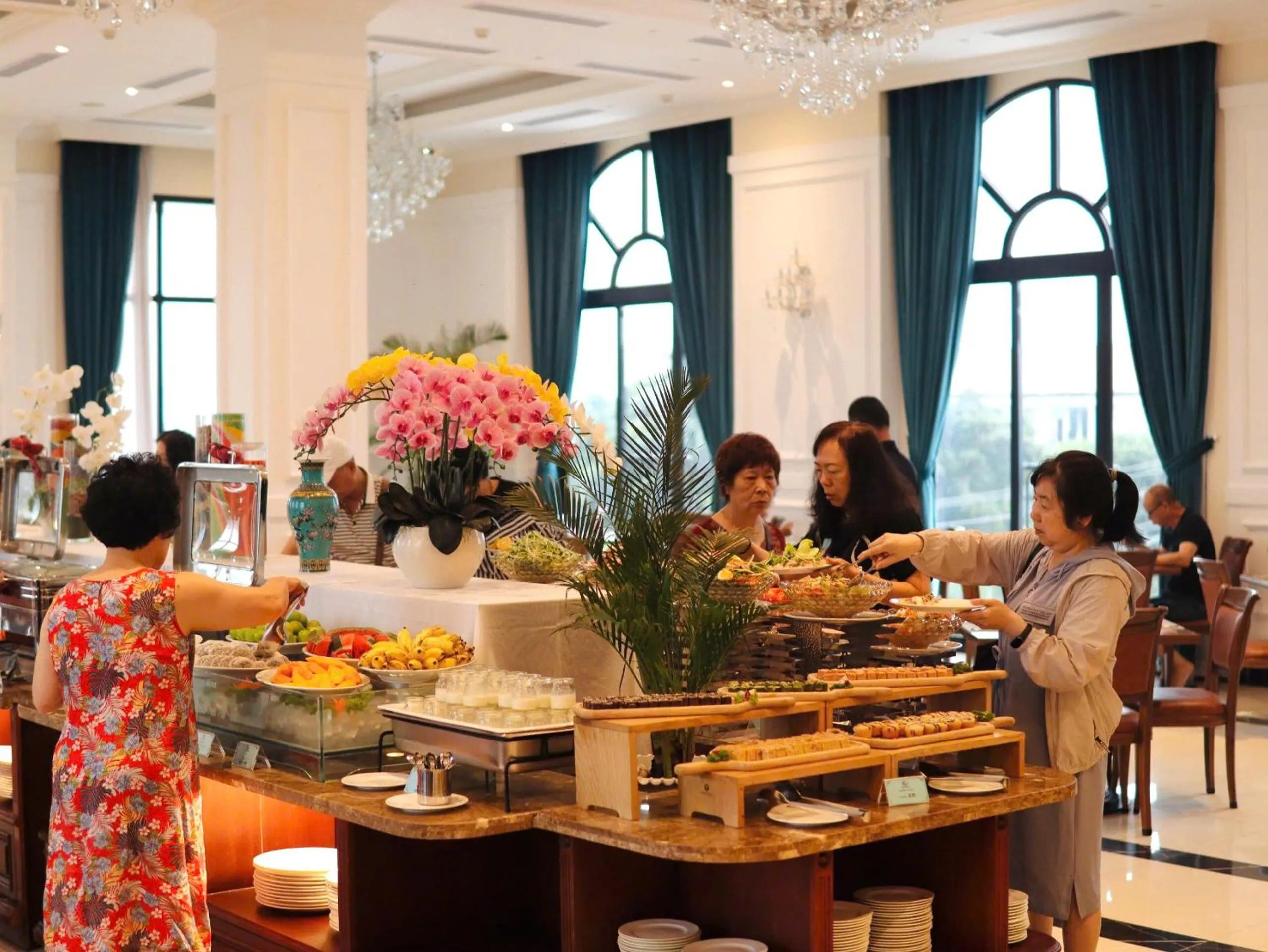 Buffet breakfast in Vipol Mui Ne Hotel & Spa