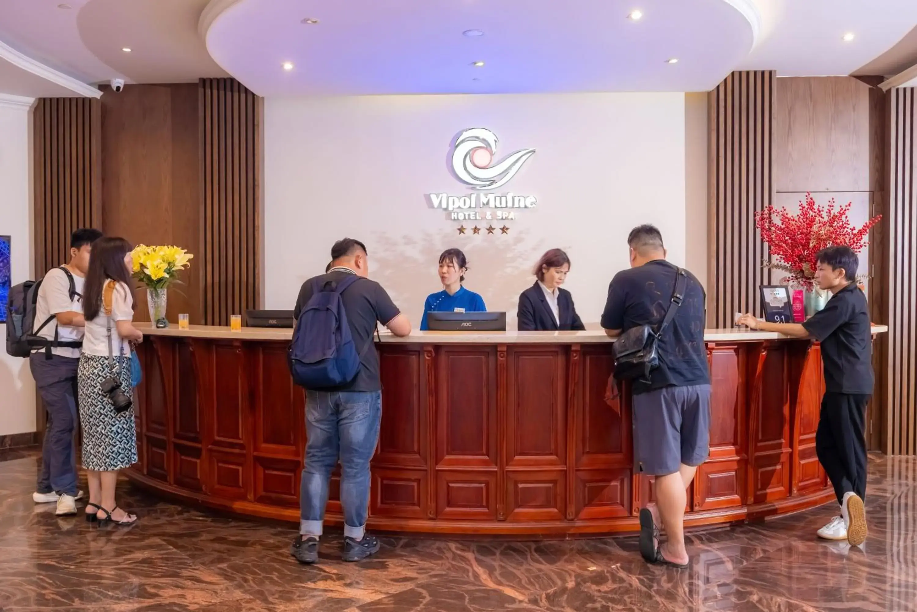 Lobby or reception in Vipol Mui Ne Hotel & Spa Lobby or reception in Vipol Mui Ne Hotel & Spa