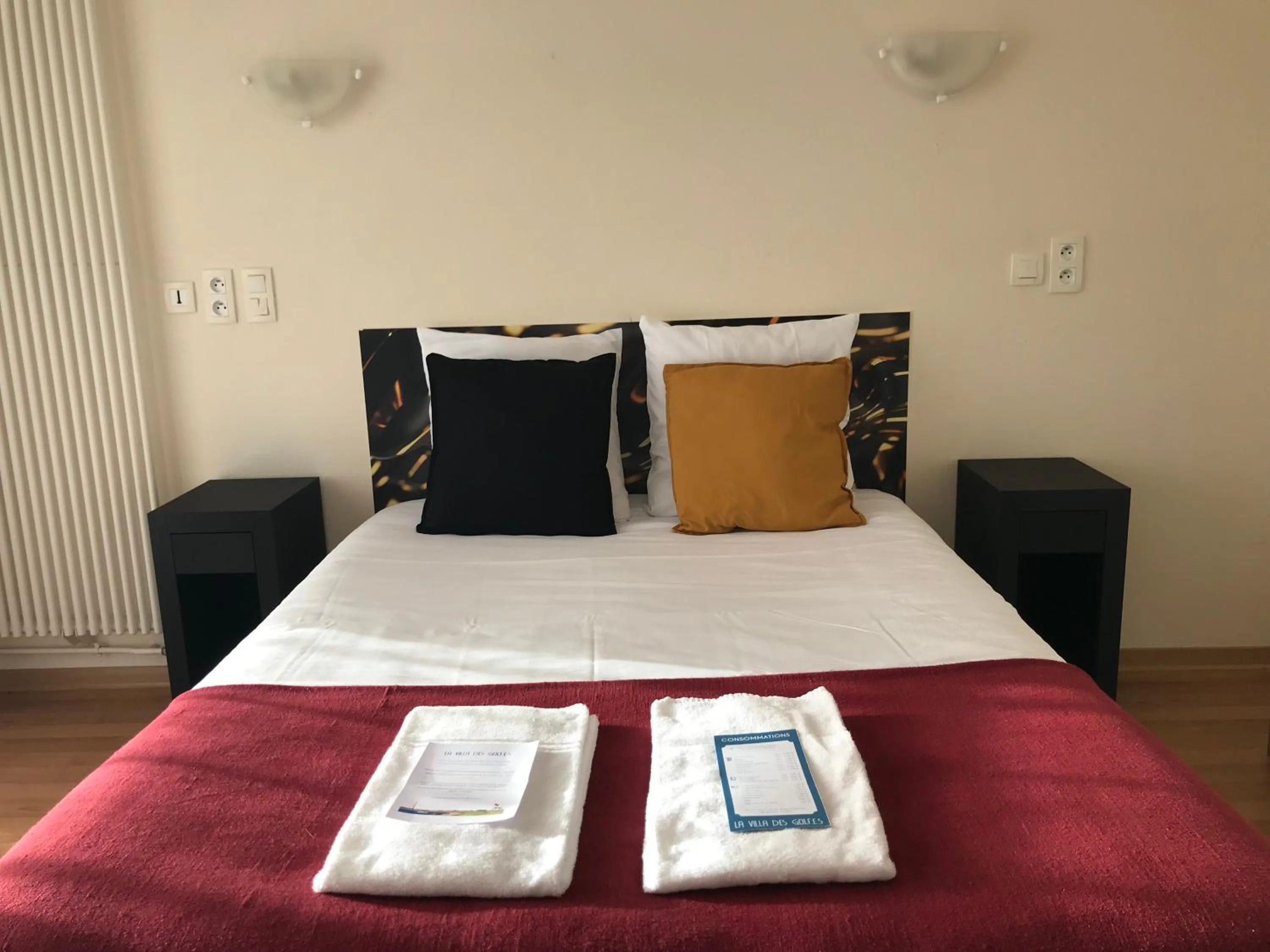 Bed in La Villa des Golf.e.s