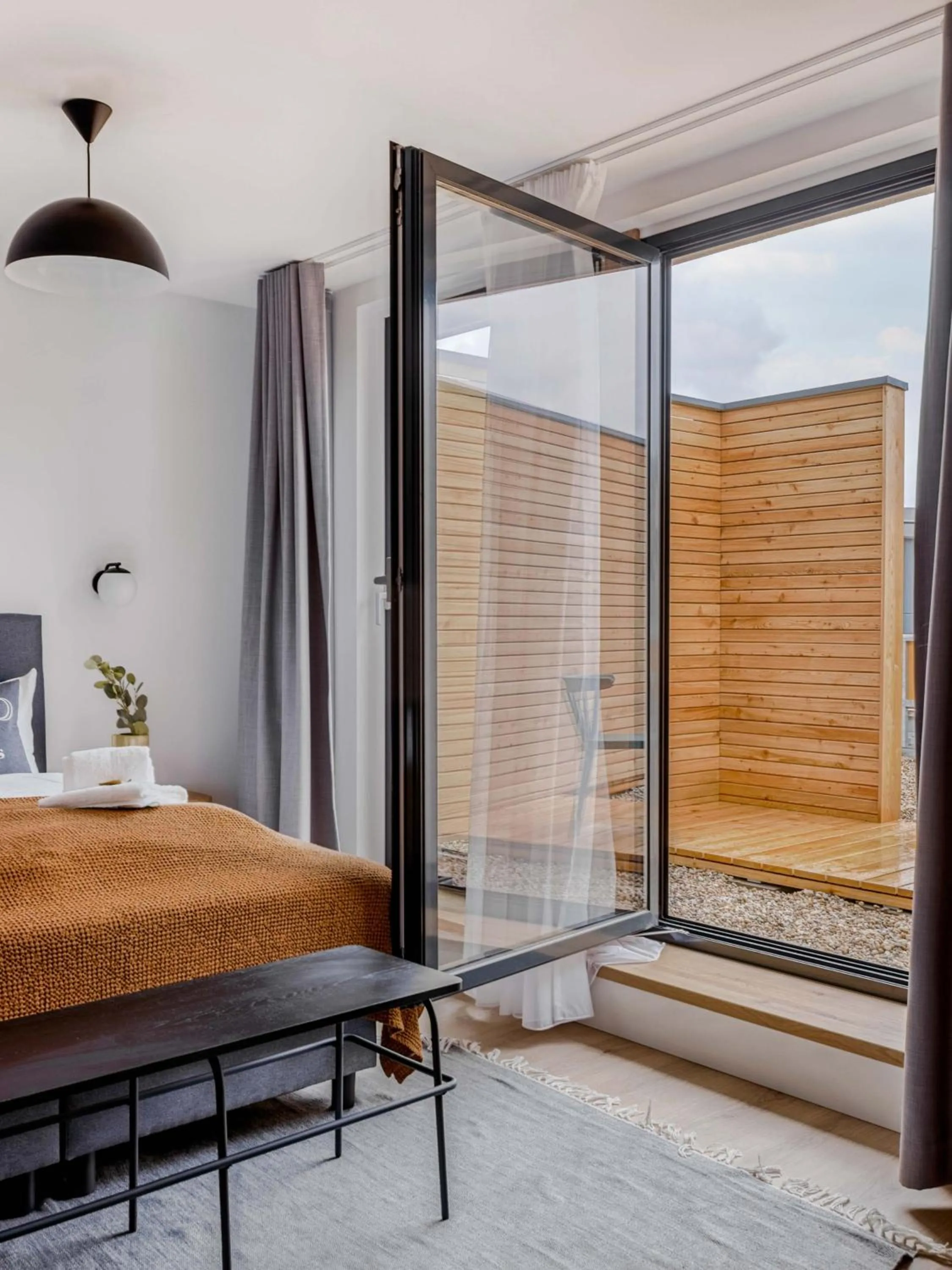 Balcony/Terrace, Bed in Limehome Bodenmais Bahnhofstraße