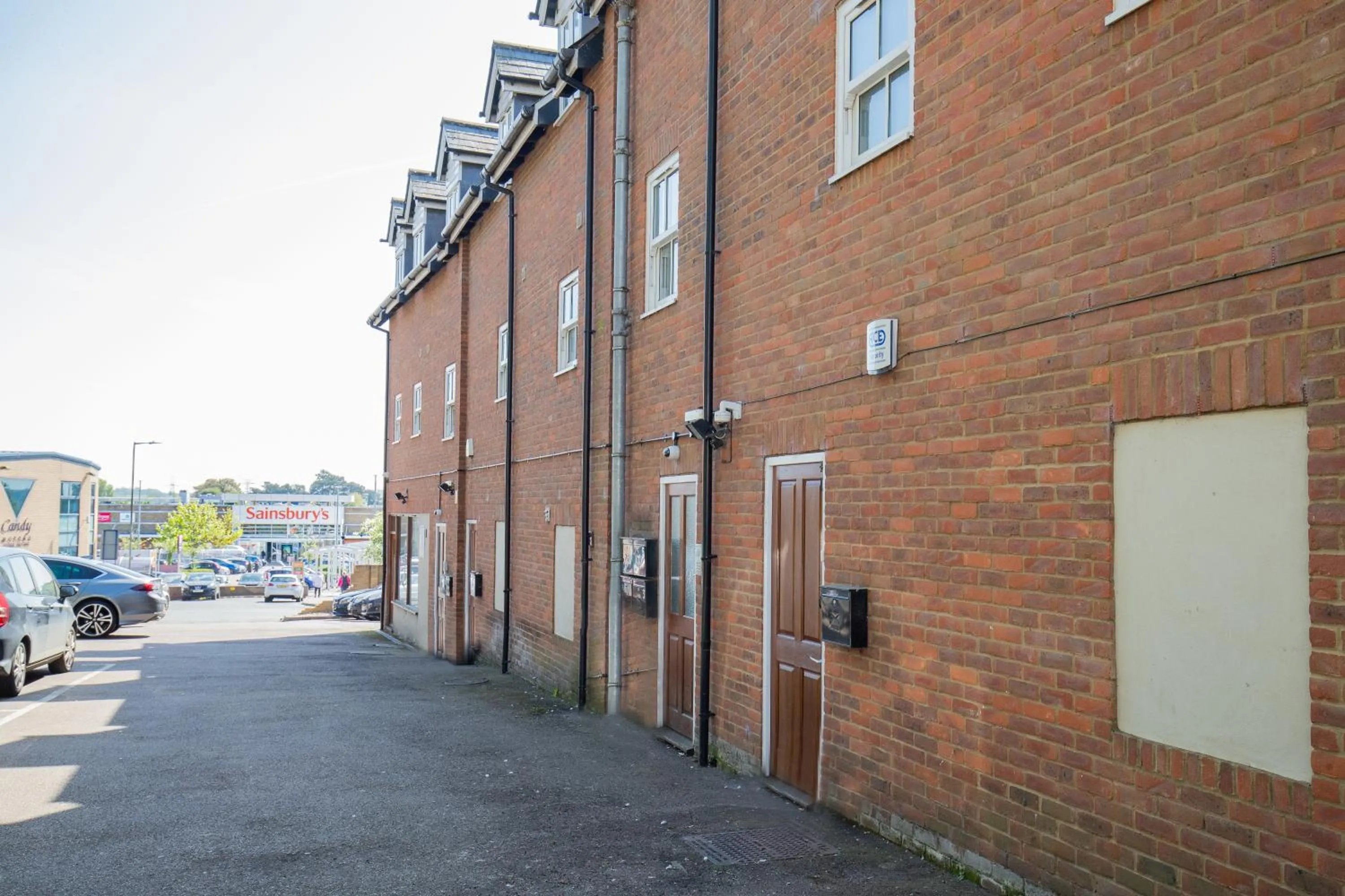 Property building in Velvet 2-bedroom apartment, Brewery Road, Hoddesdon