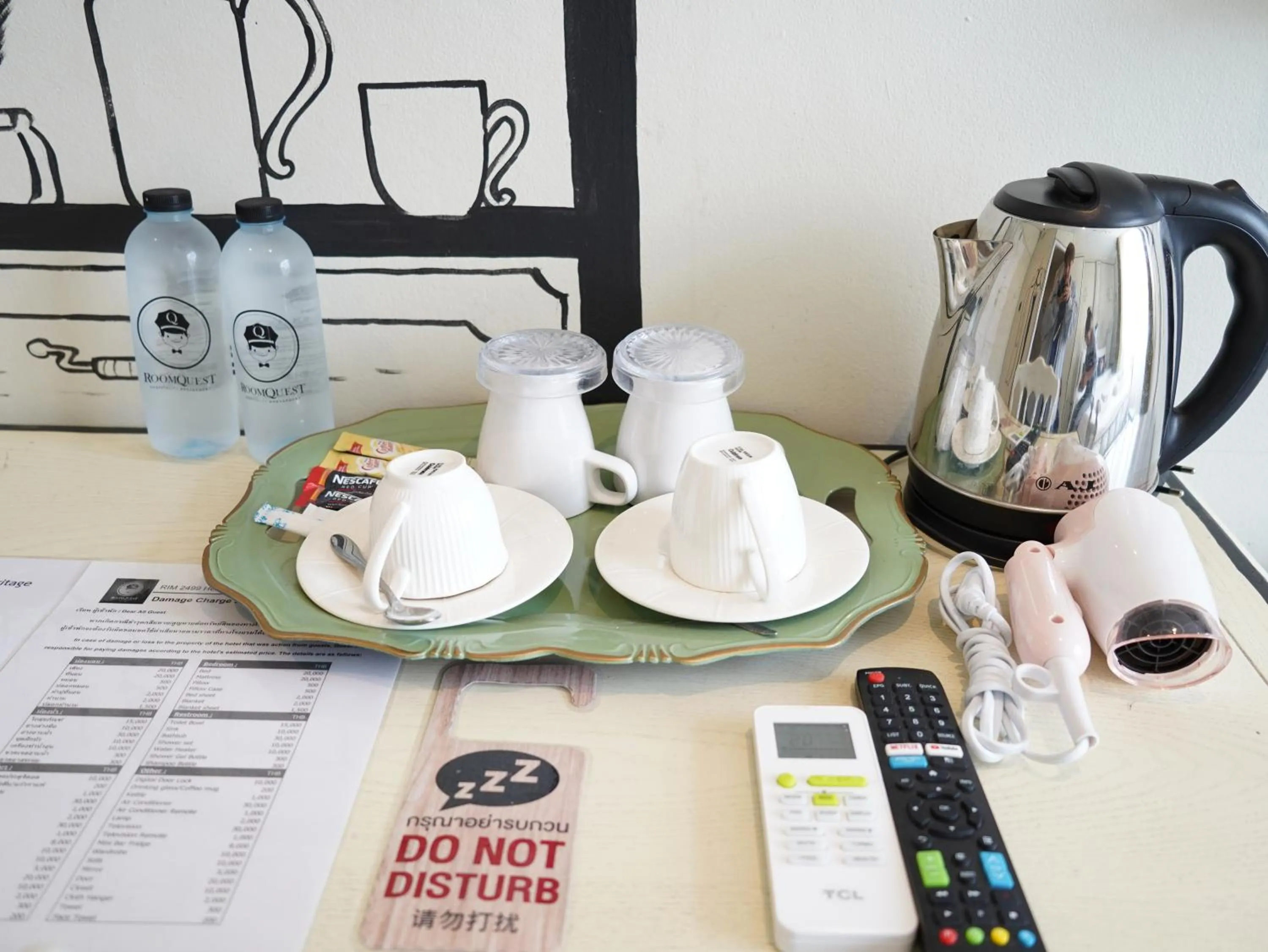 Coffee/tea facilities in 2499 Heritage Chinatown Bangkok Hotel By RoomQuest