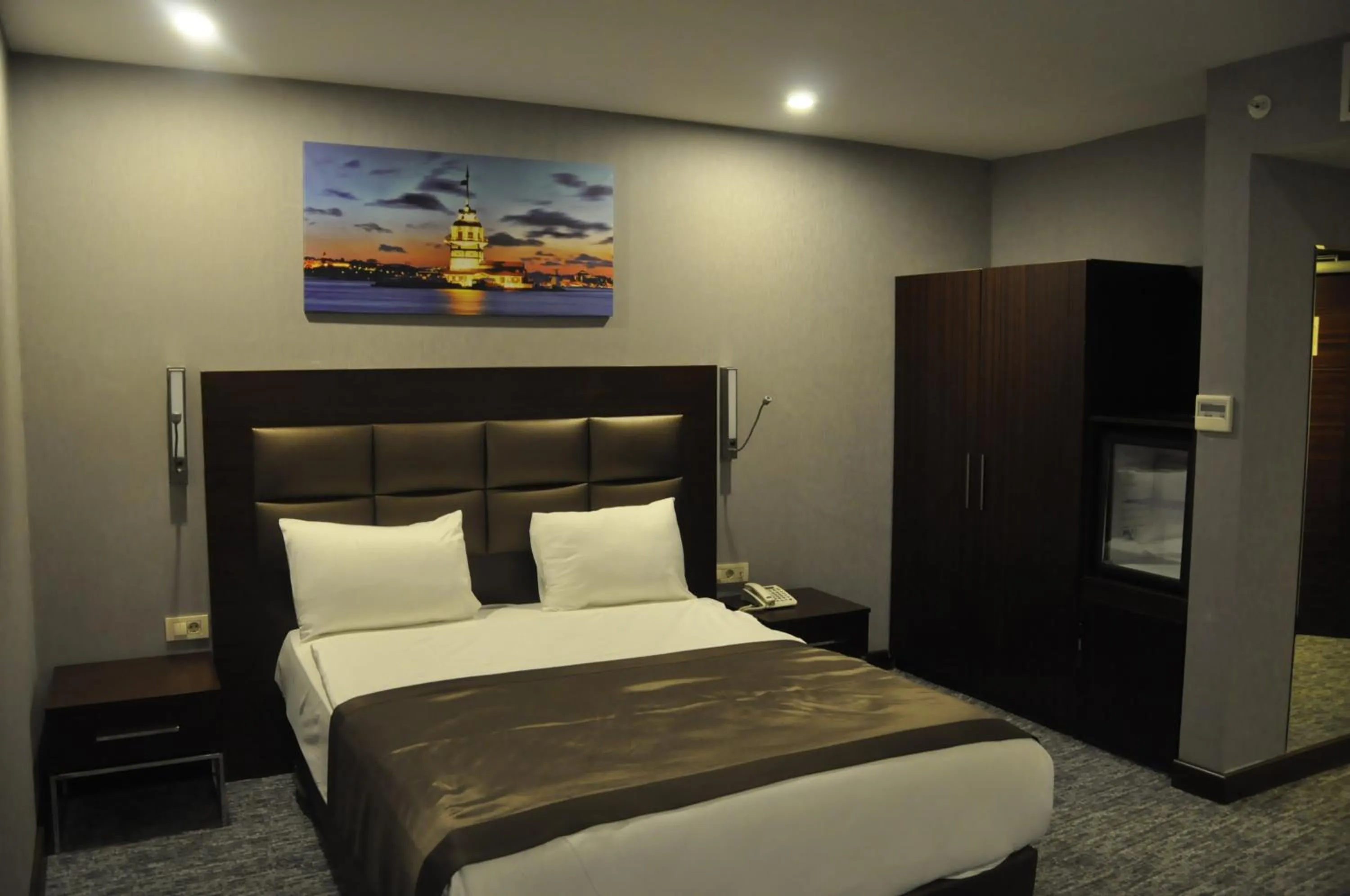 Bed in Happy Inn Gebze Hotel