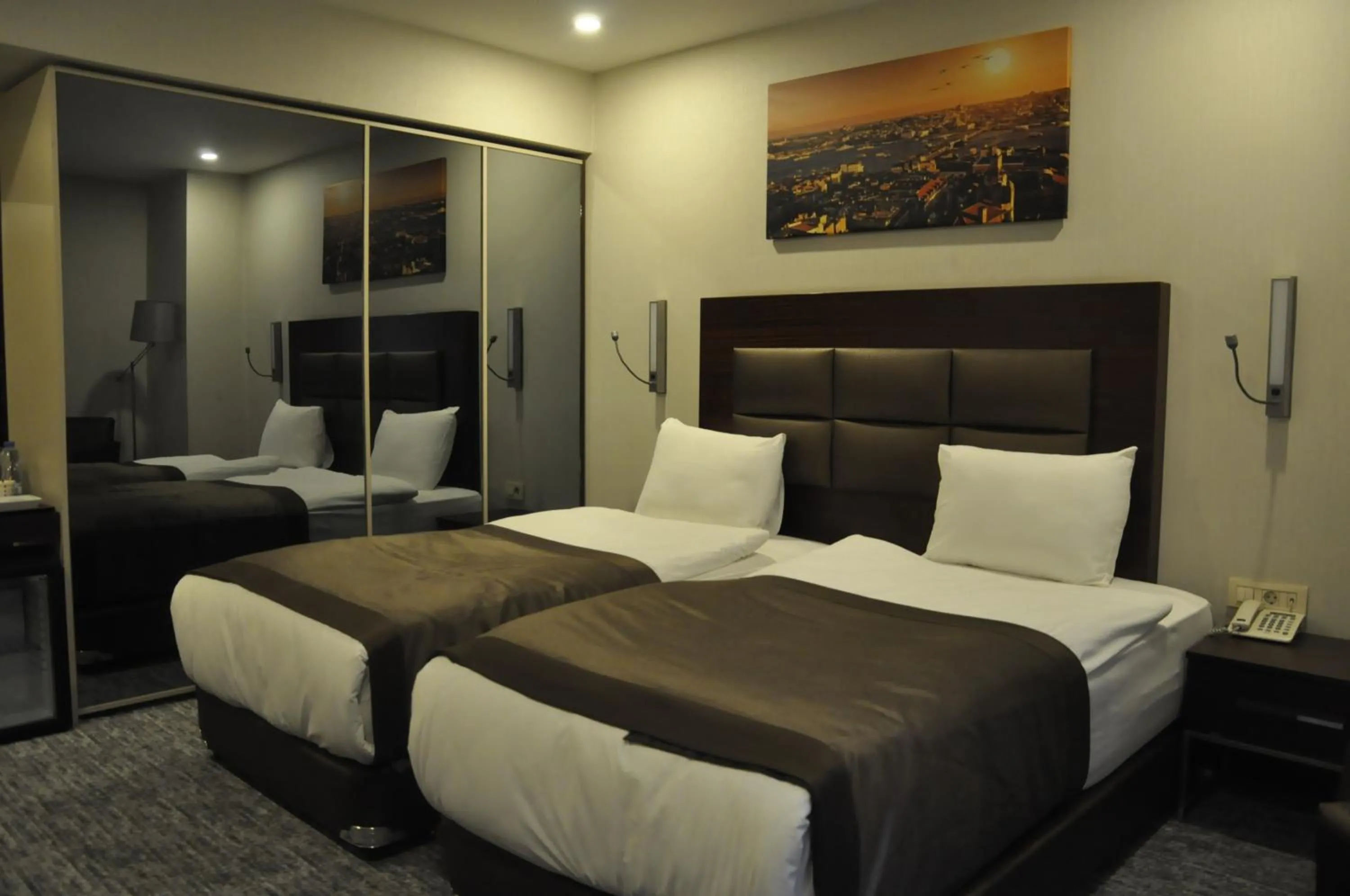 Bed in Happy Inn Gebze Hotel