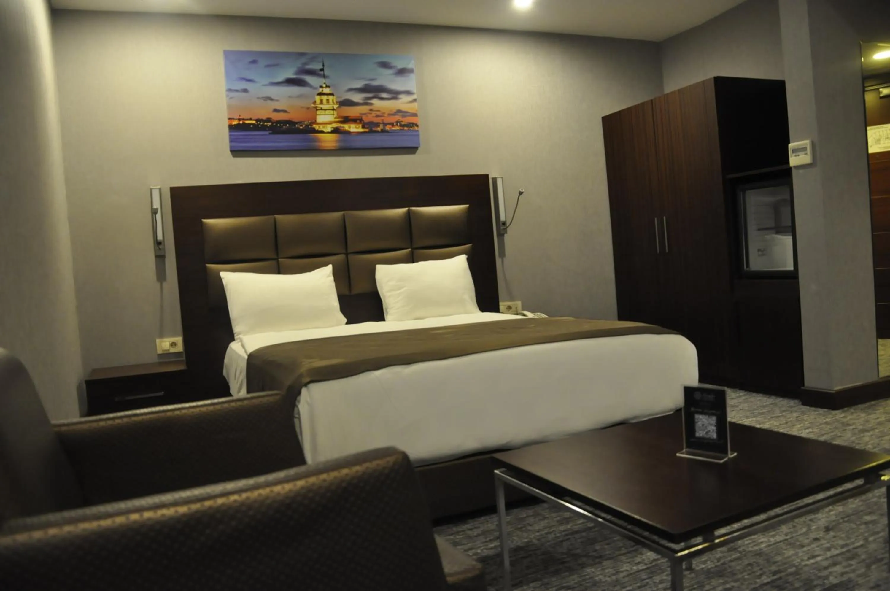 Bed in Happy Inn Gebze Hotel