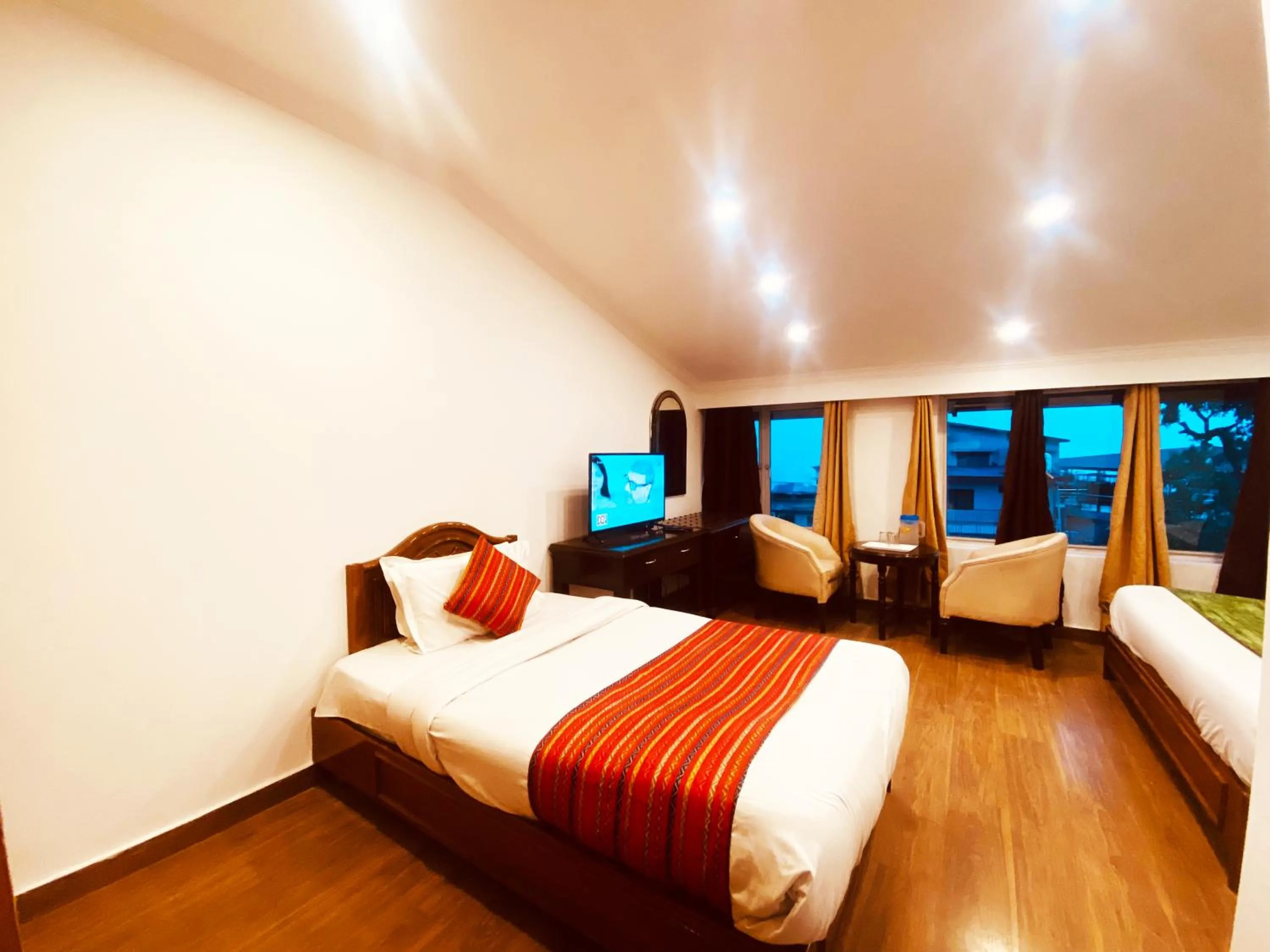 Photo of the whole room, Bed in Hotel Royal Classic @ Mall Road Mussoorie
