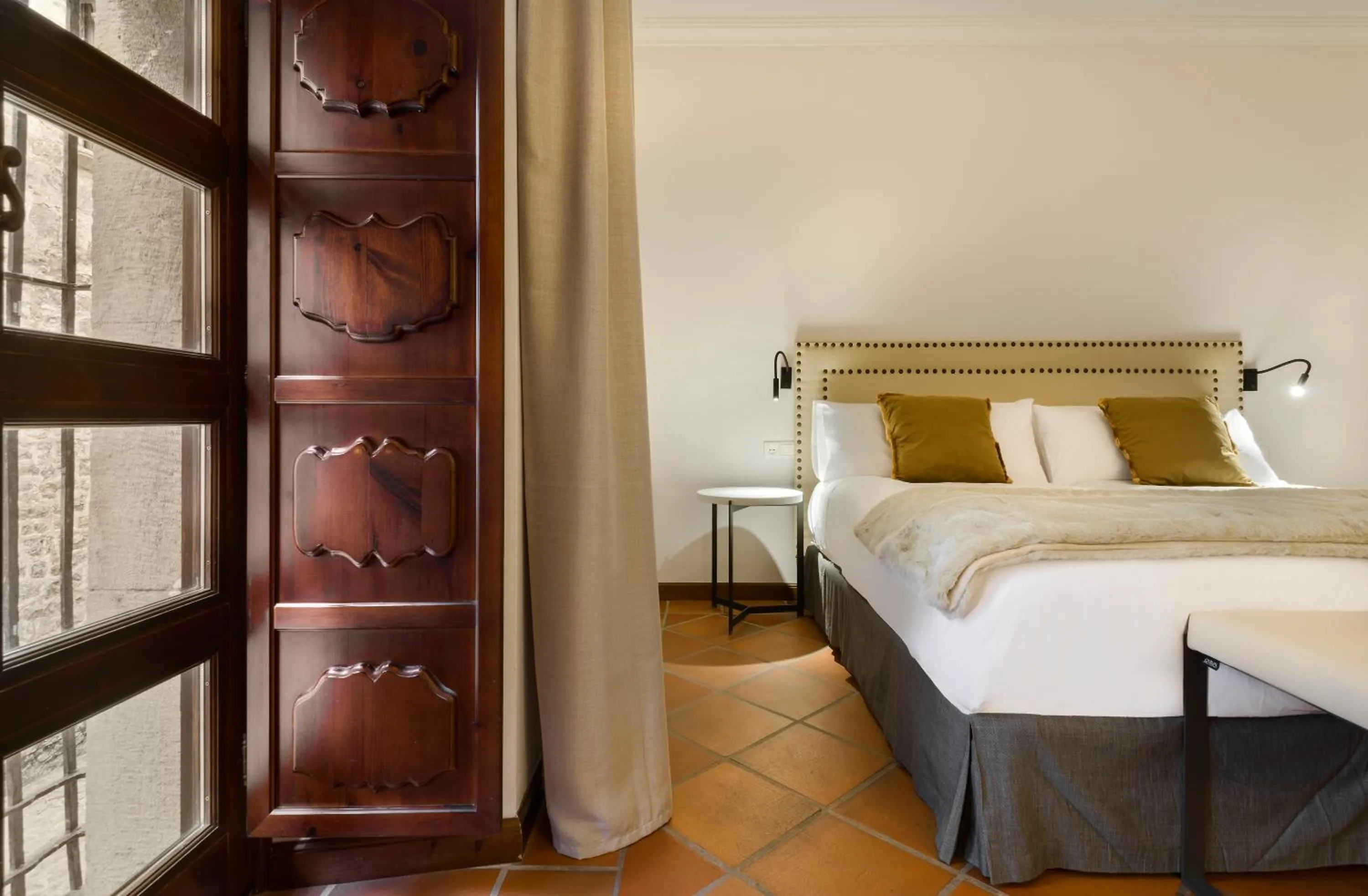 Bedroom, Bed in Hotel Palacio Matutano-Daudén