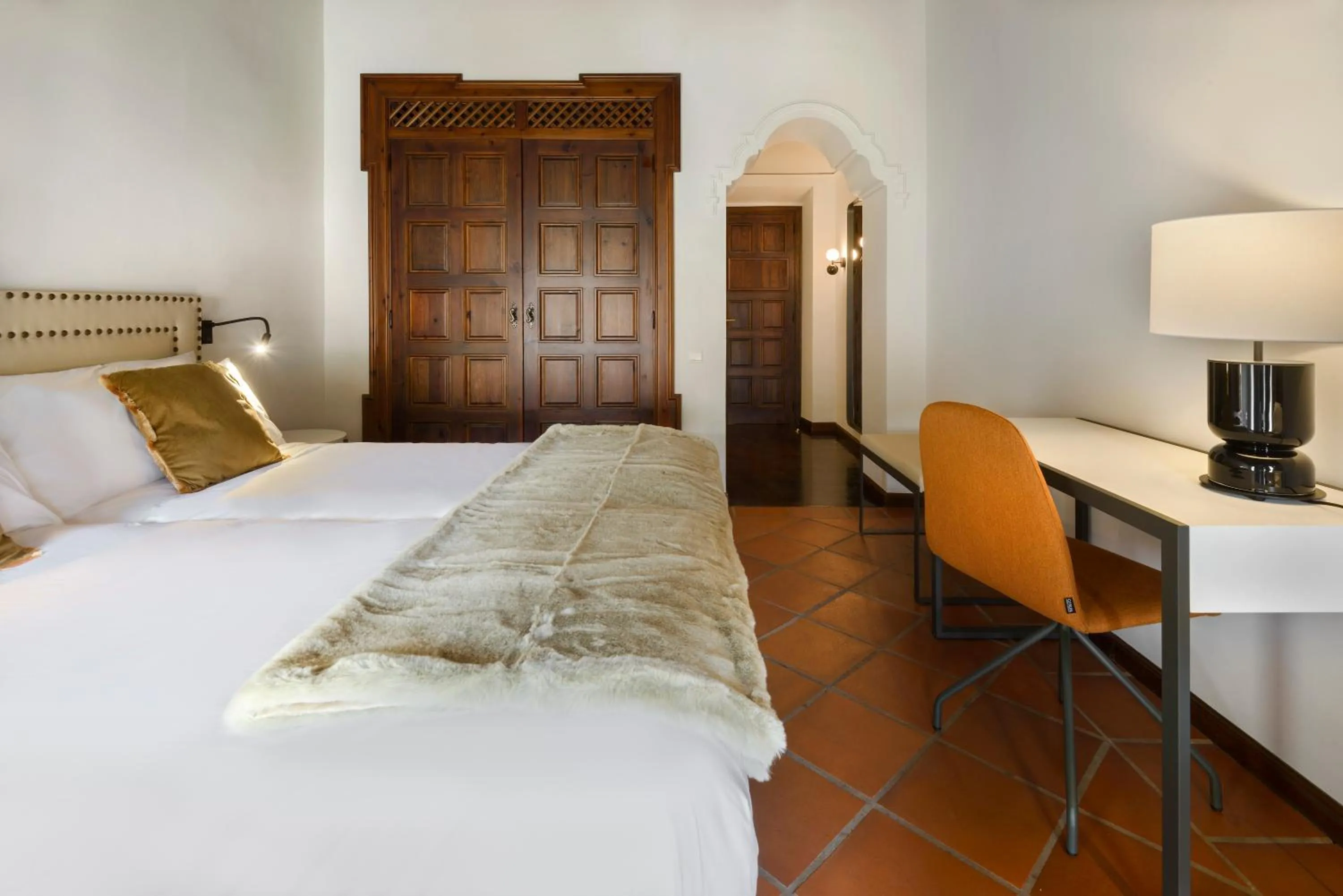 Bedroom, Bed in Hotel Palacio Matutano-Daudén