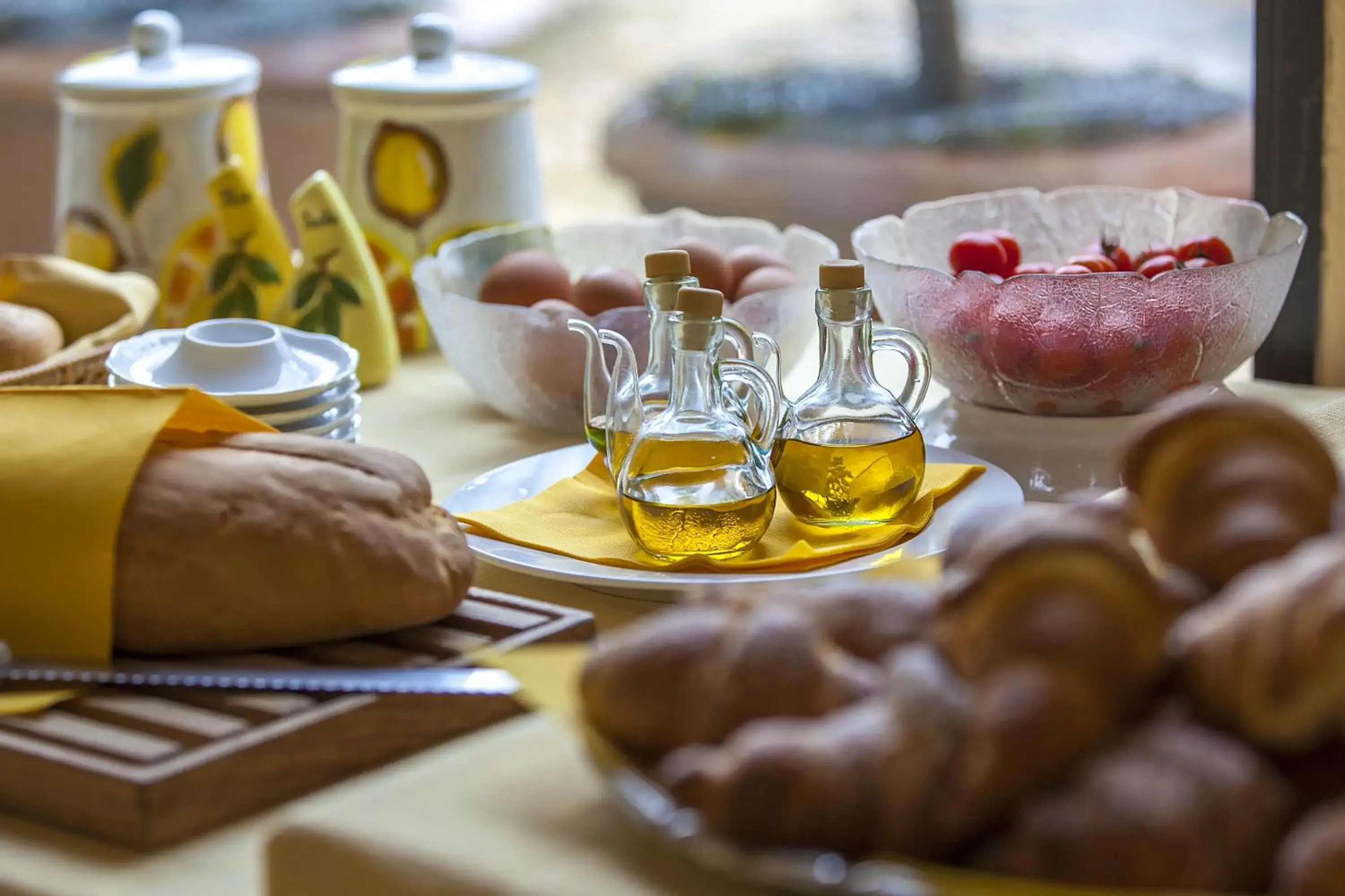 Food close-up in Relais Il Chiostro Di Pienza Food close-up in Relais Il Chiostro Di Pienza