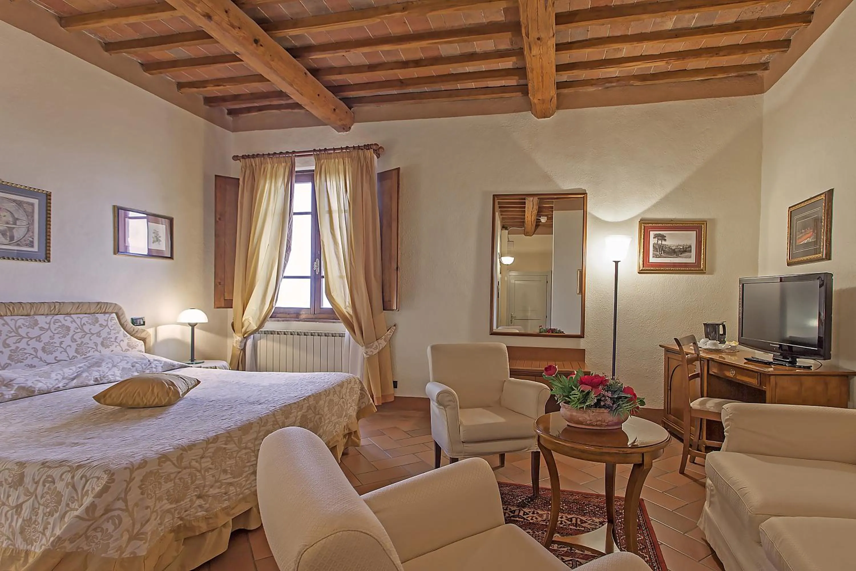 Bed in Relais Il Chiostro Di Pienza