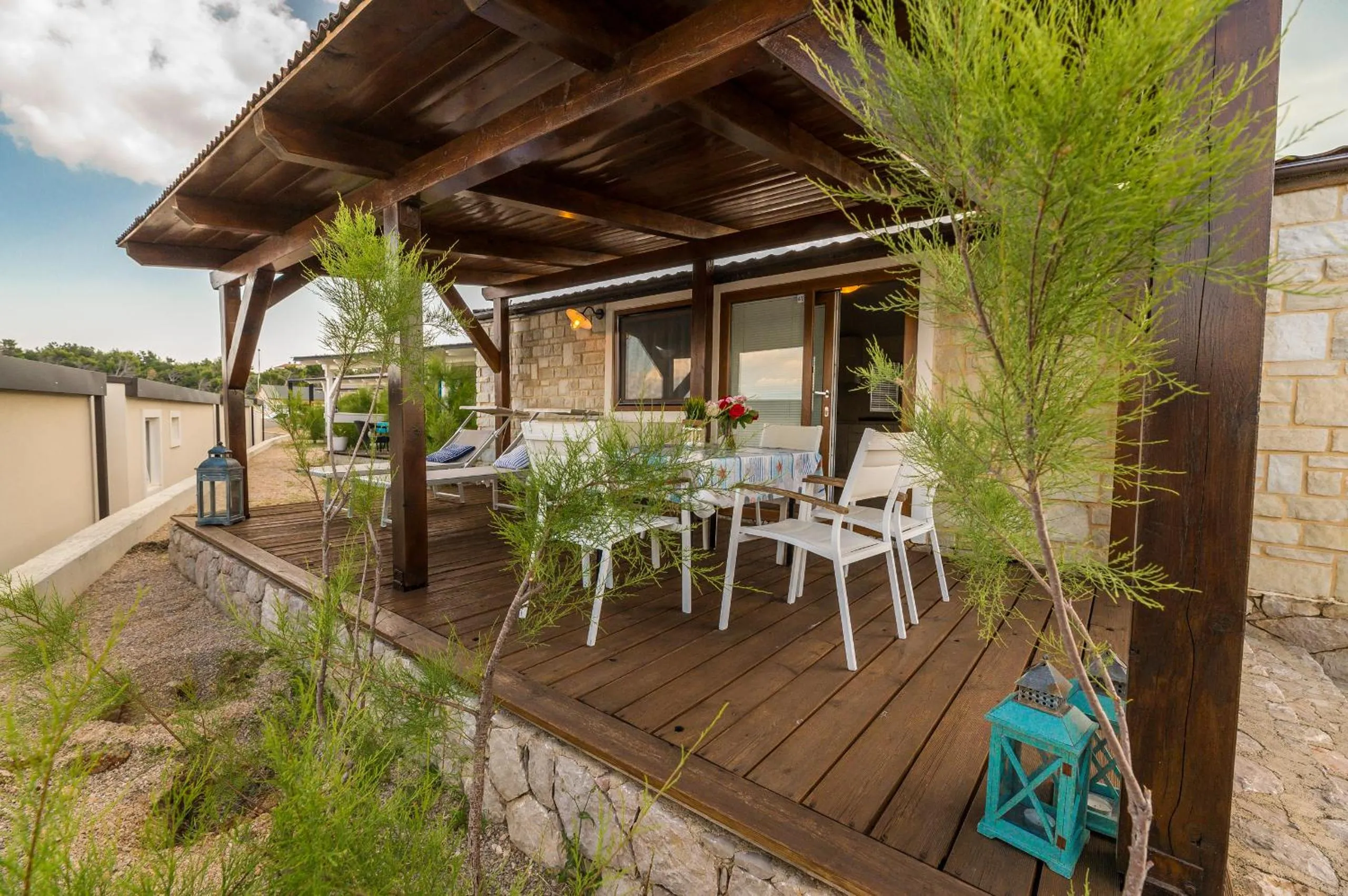 Balcony/Terrace in Mobile Homes Krk Silo