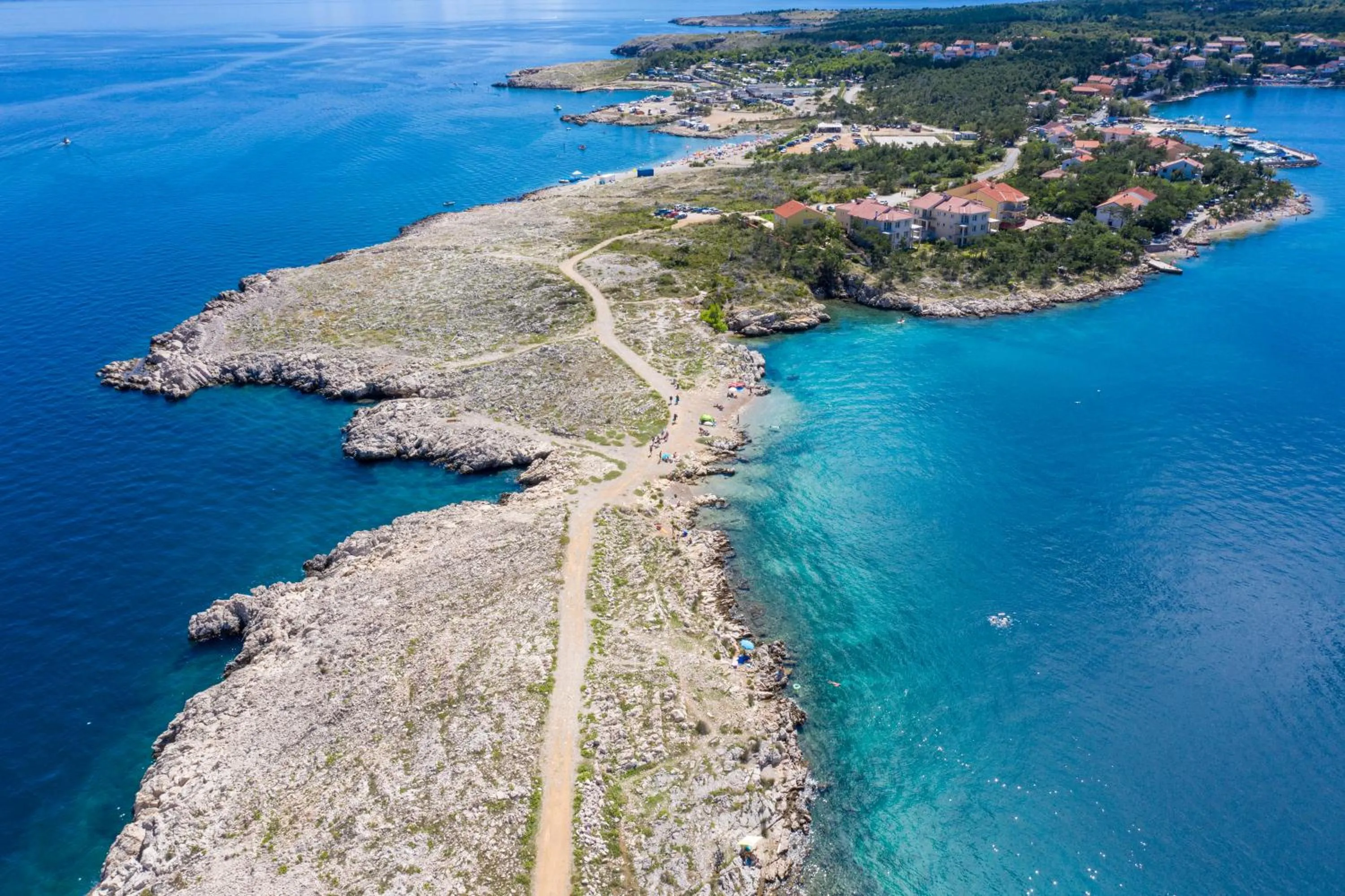 Natural landscape in Mobile Homes Krk Silo