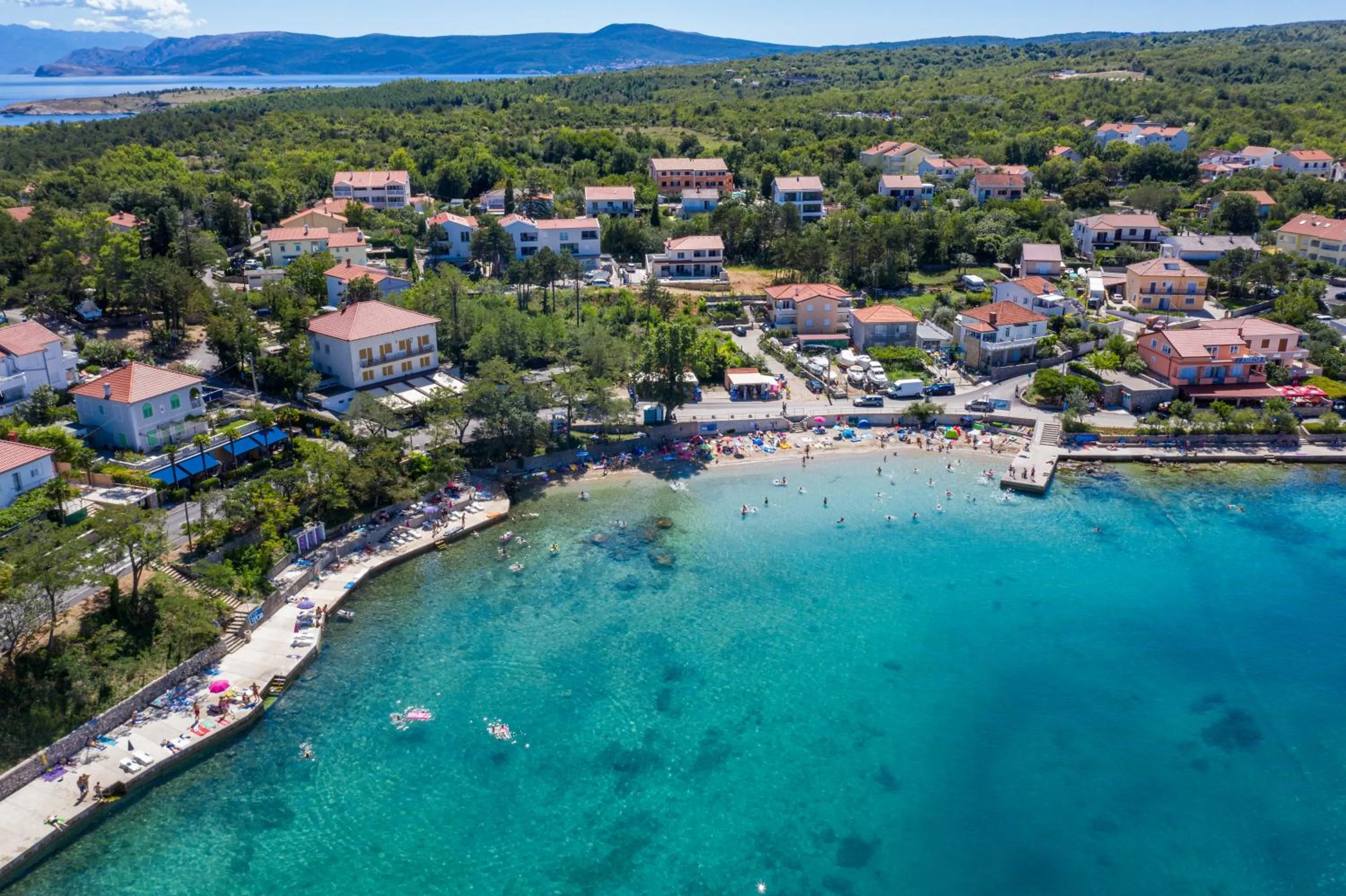 Bird's eye view in Mobile Homes Krk Silo