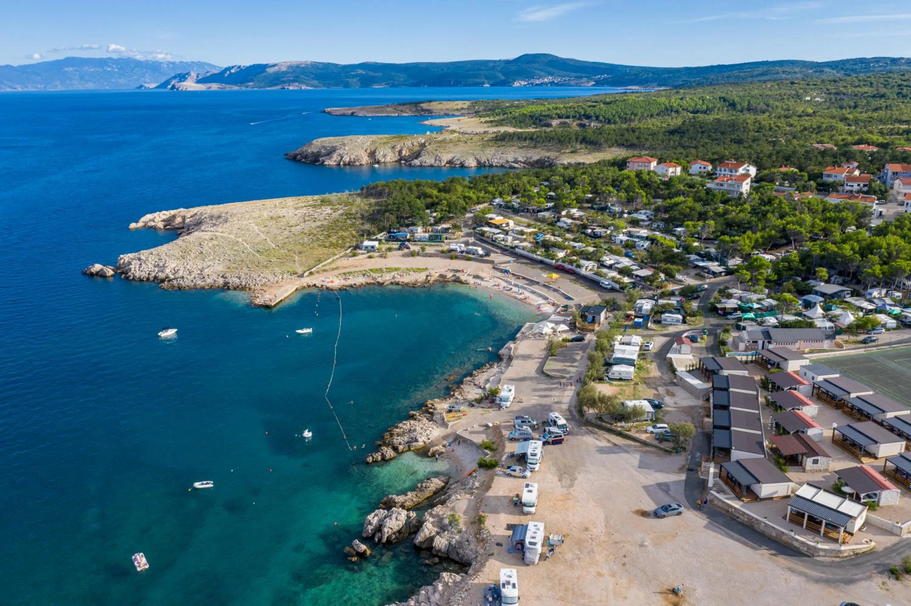 Bird's eye view in Mobile Homes Krk Silo