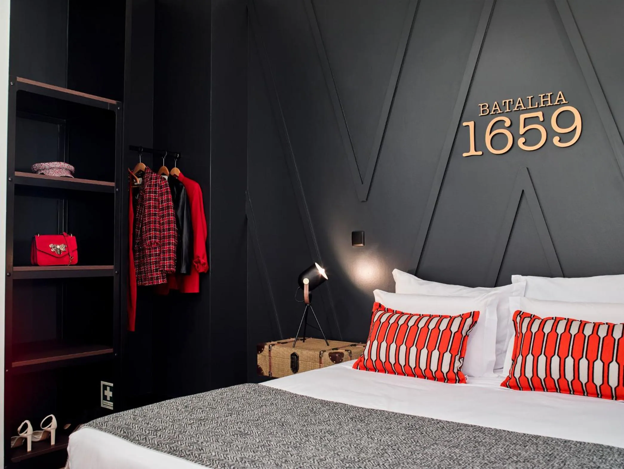 Bed in The Bastion Elvas Apartments