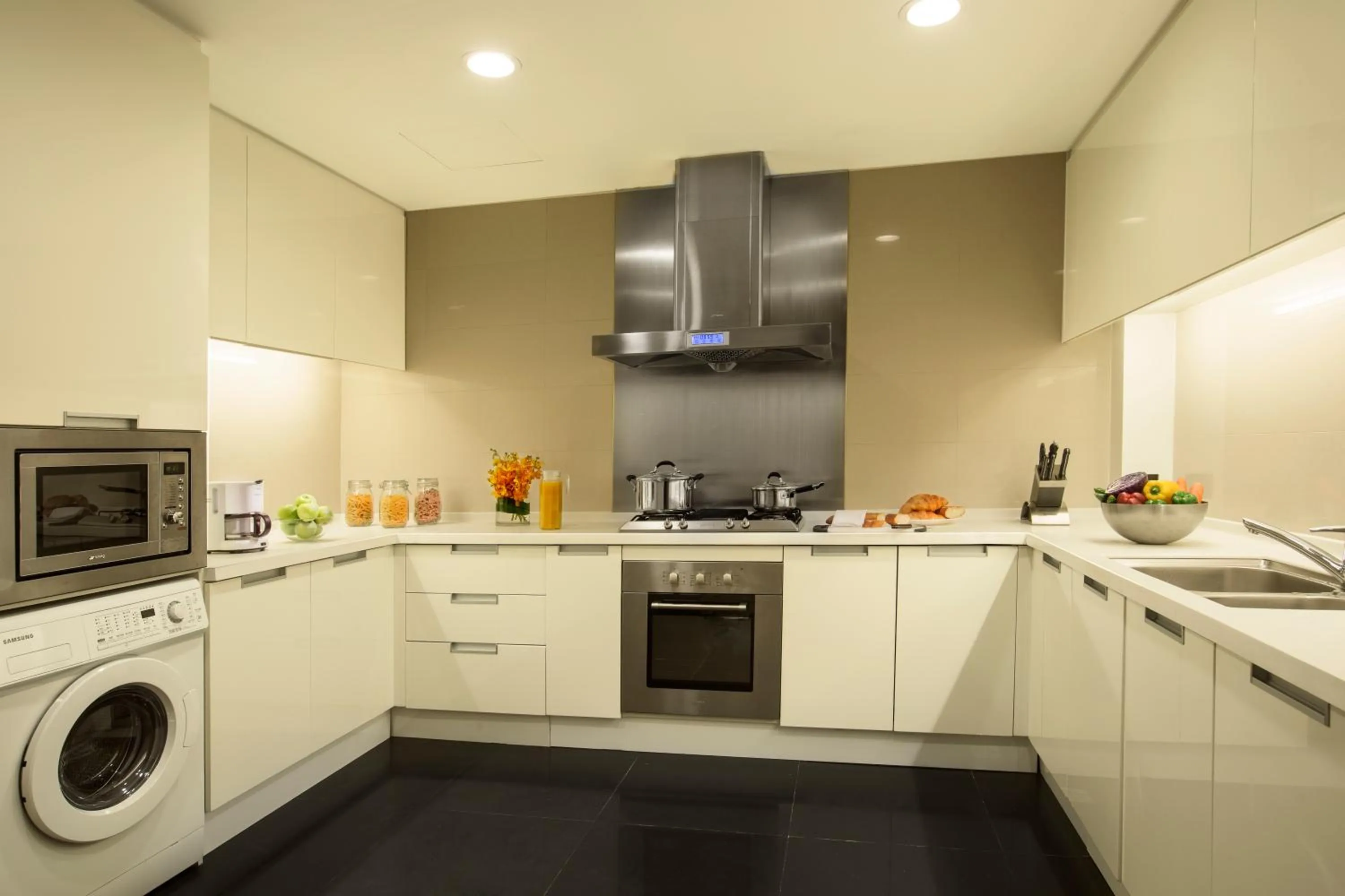 Kitchen or kitchenette in Somerset Grand Central Dalian