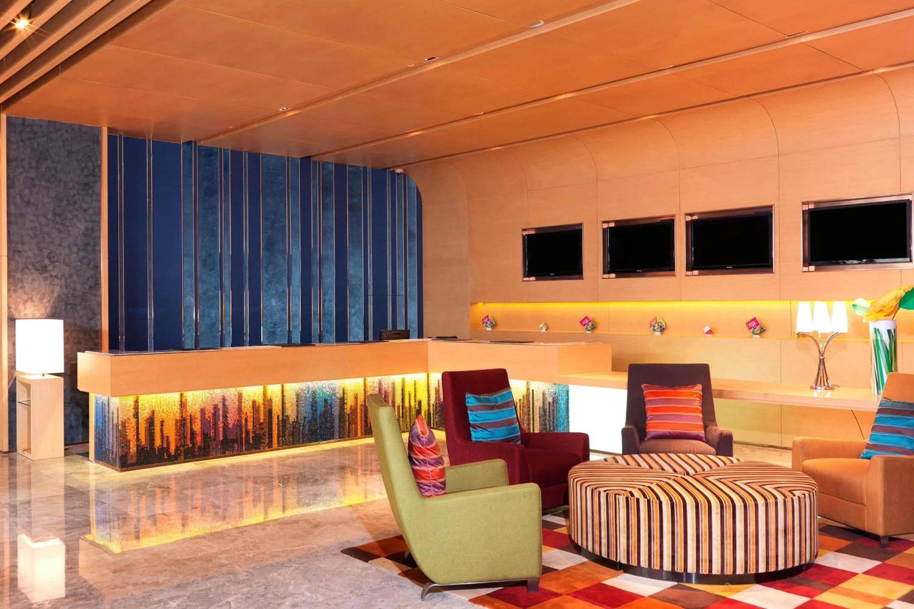 Lobby or reception in Aloft Dalian