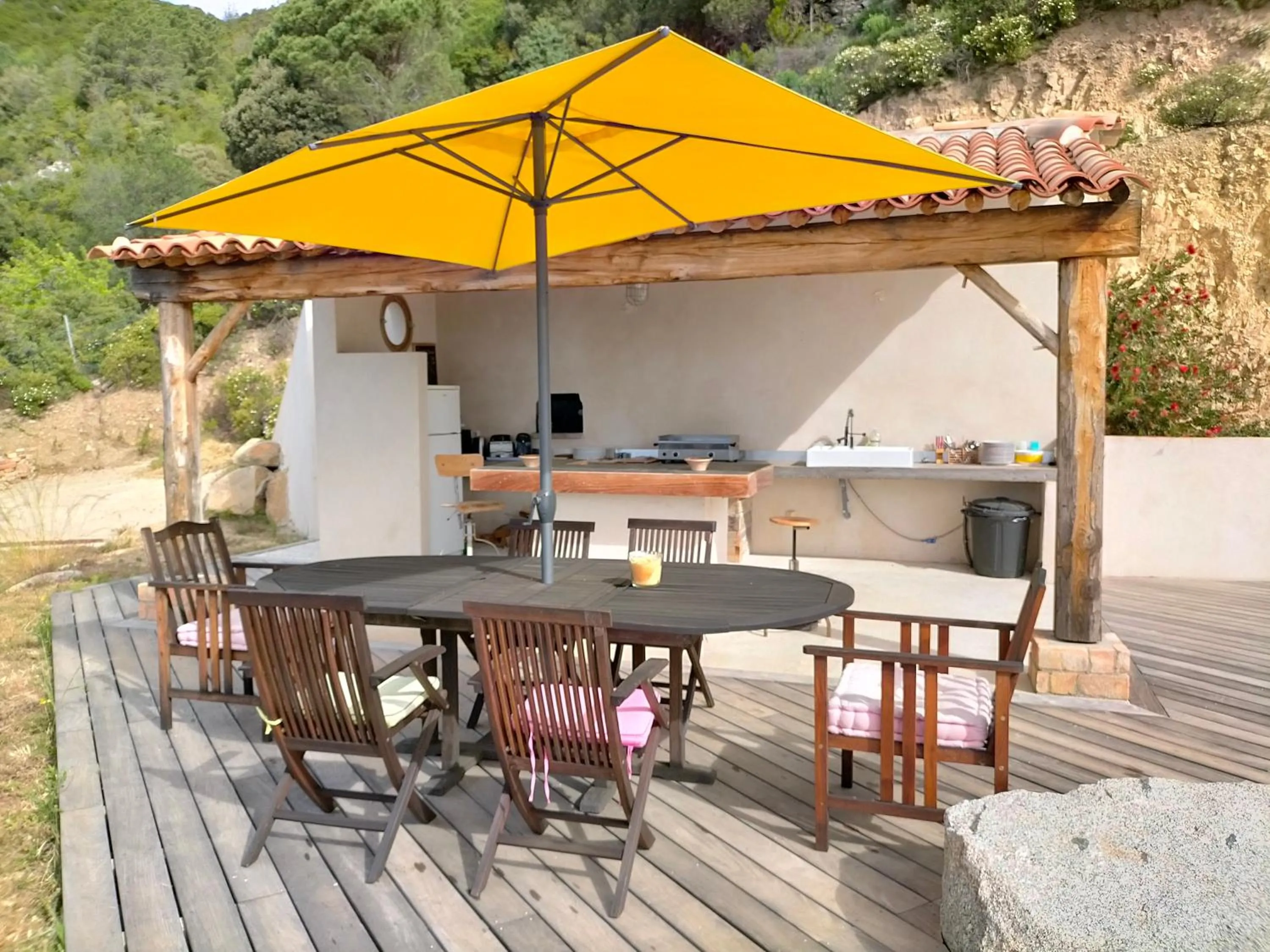 Communal kitchen in A Vignarella