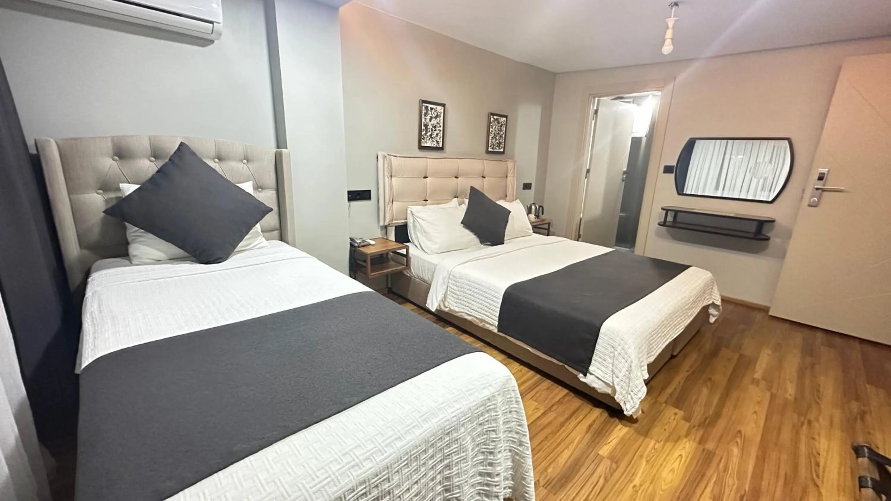 Bed in sahar sultan hotel