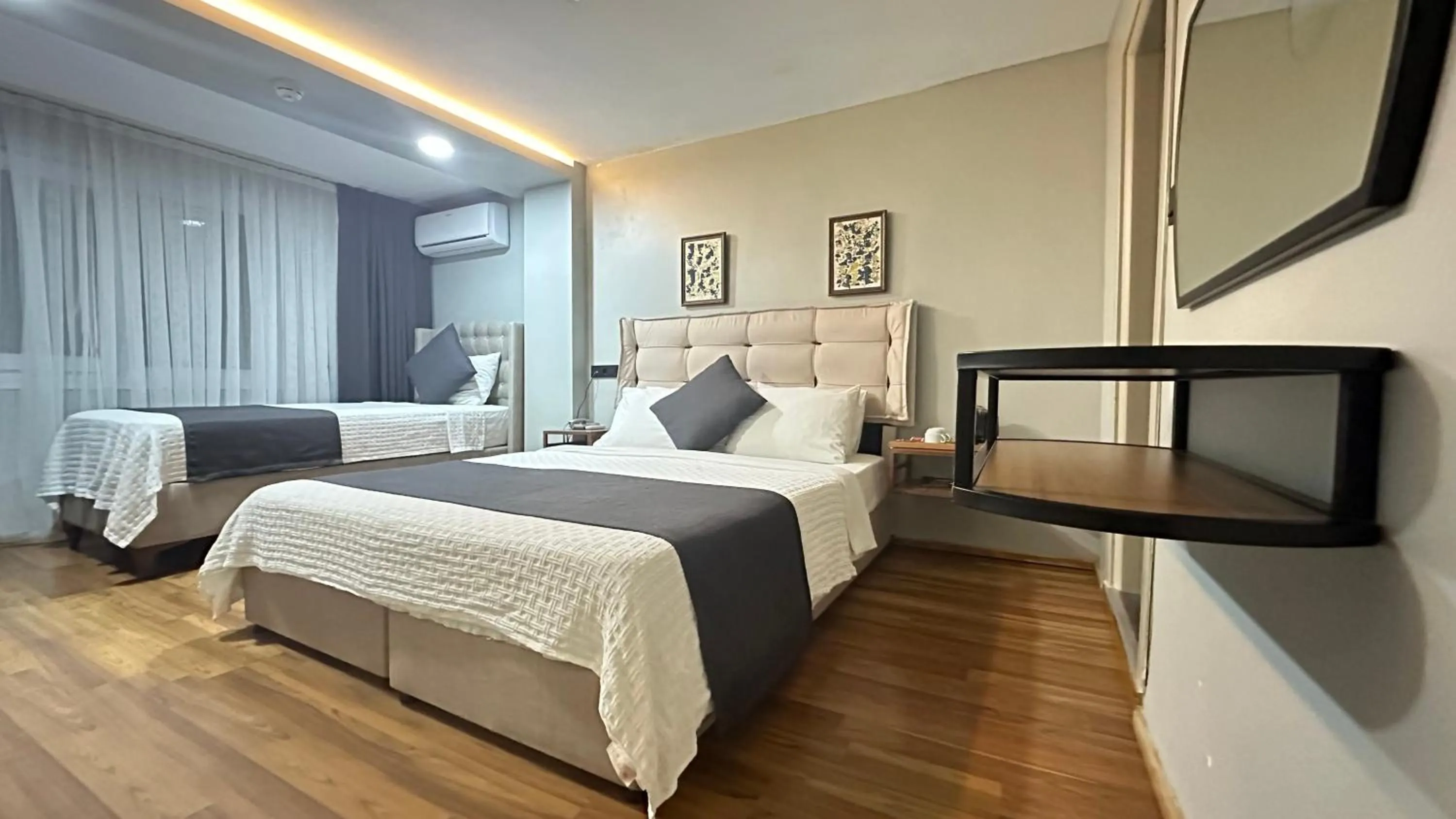 Bed in sahar sultan hotel