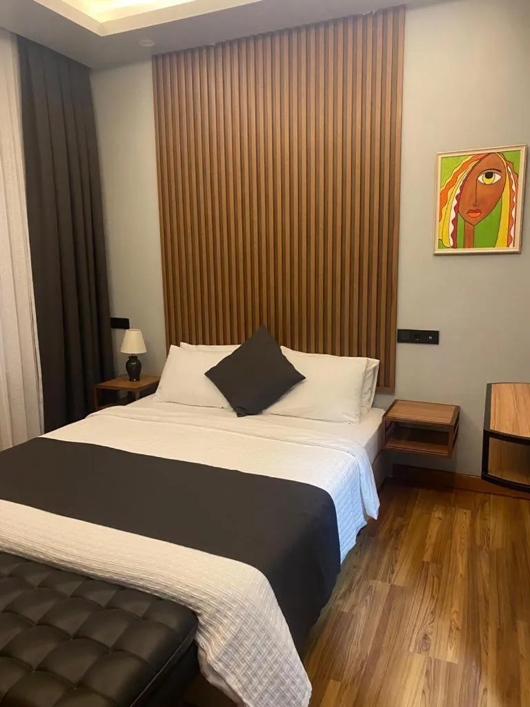 Bed in sahar sultan hotel