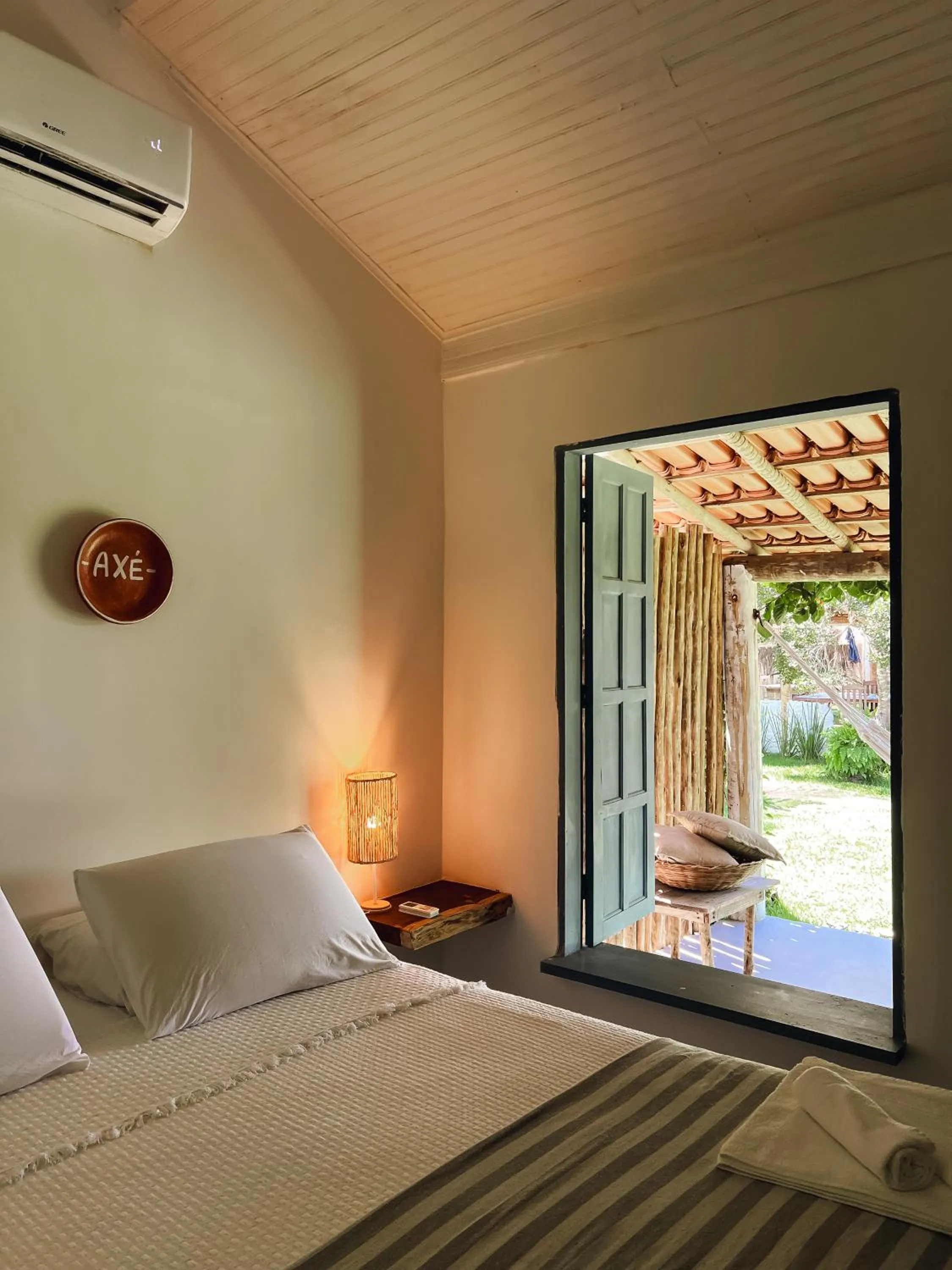 Bed in Pousada Quintal Caraíva