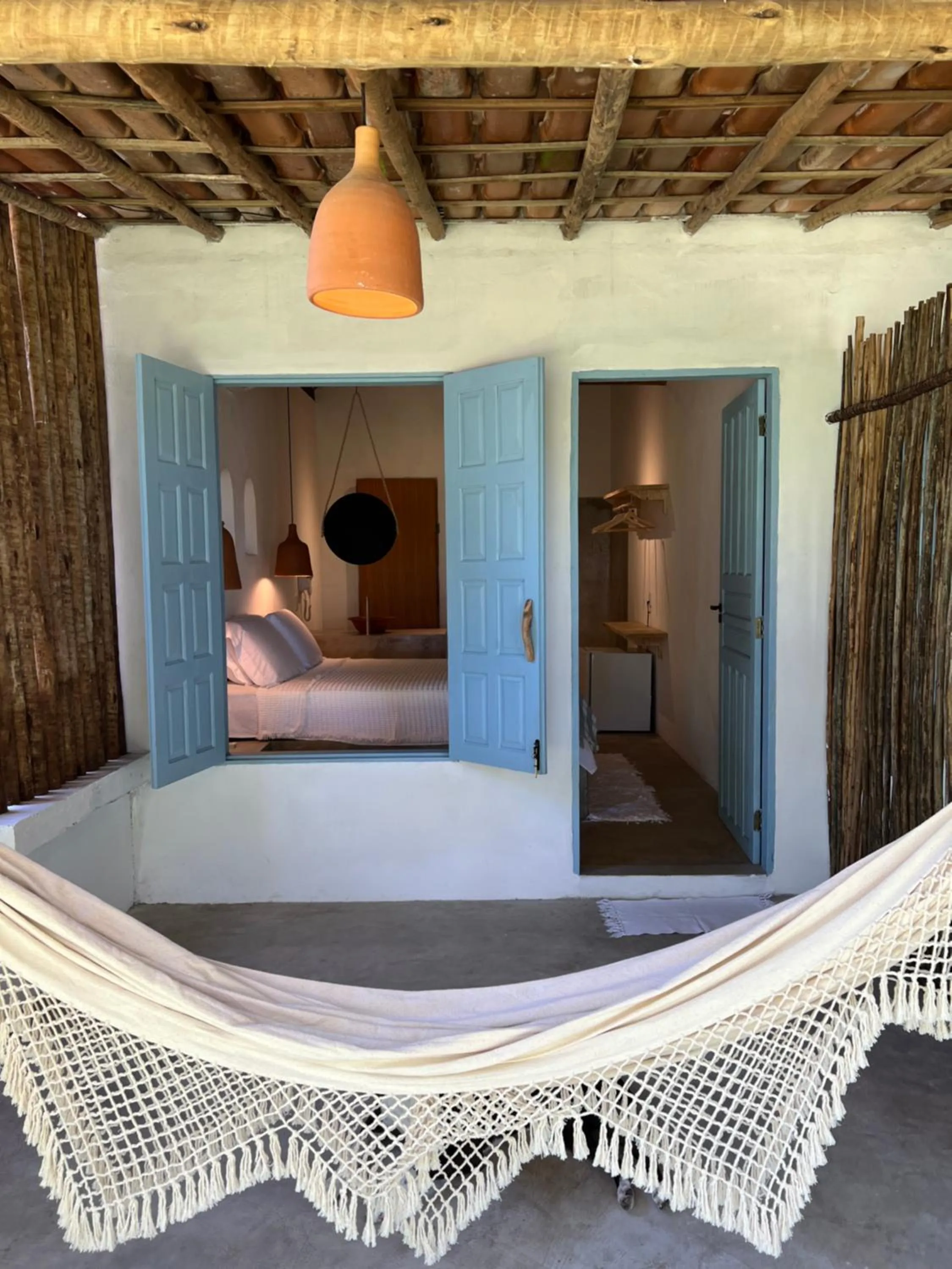 Bed in Pousada Quintal Caraíva